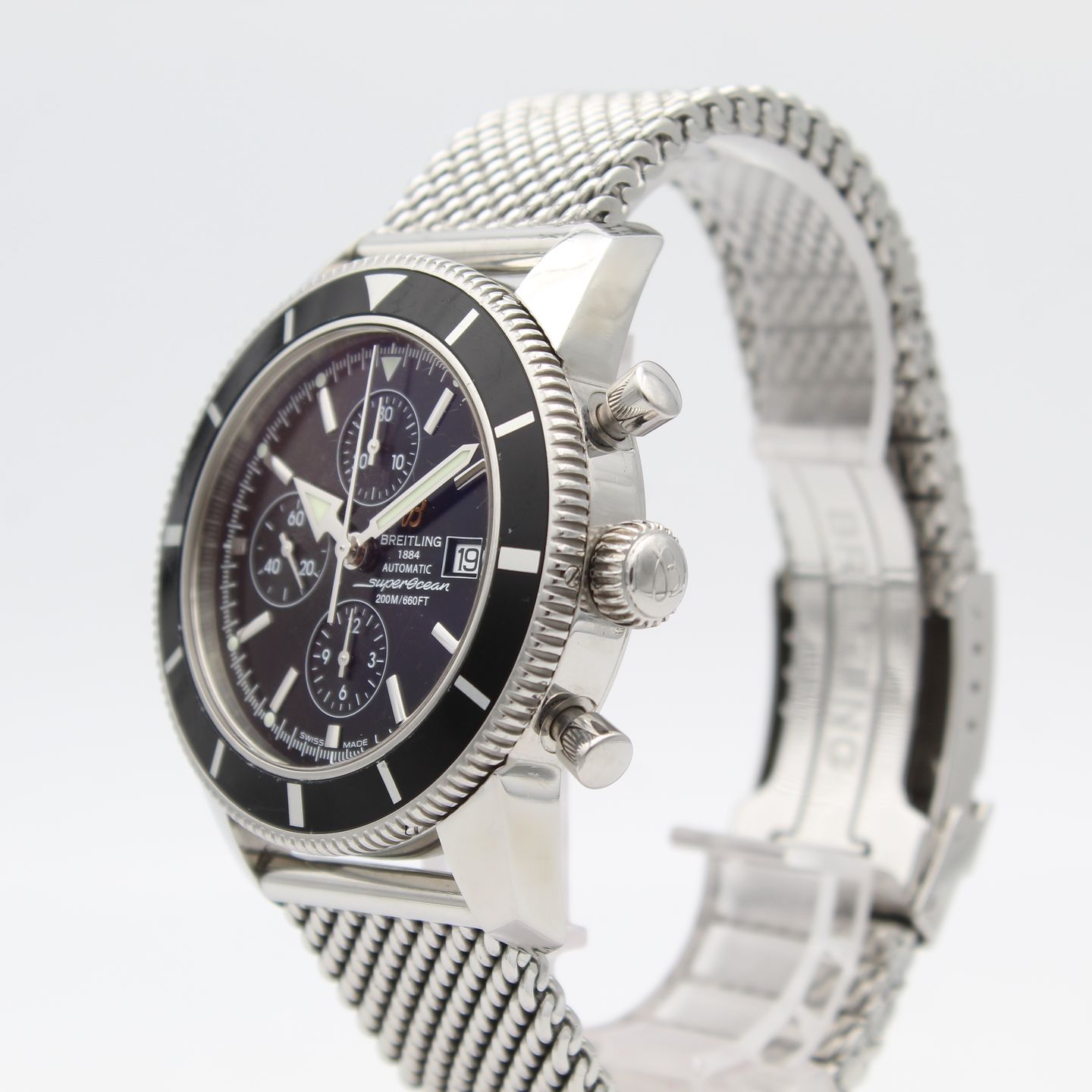 Breitling Superocean Heritage Chronograph A13320 (2013) - Black dial 46 mm Steel case (3/8)