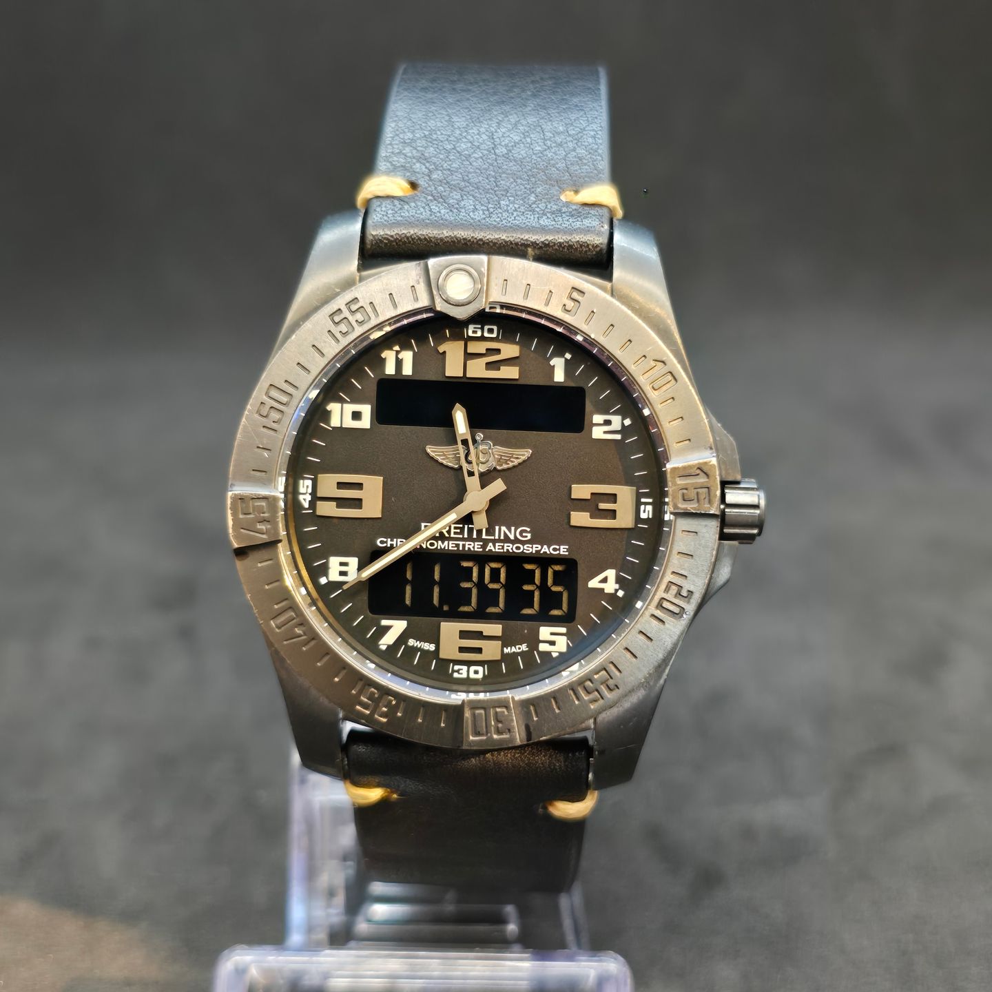 Breitling Aerospace EVO V7936310/BD60 (2019) - Zwart wijzerplaat 43mm Titanium (1/4)