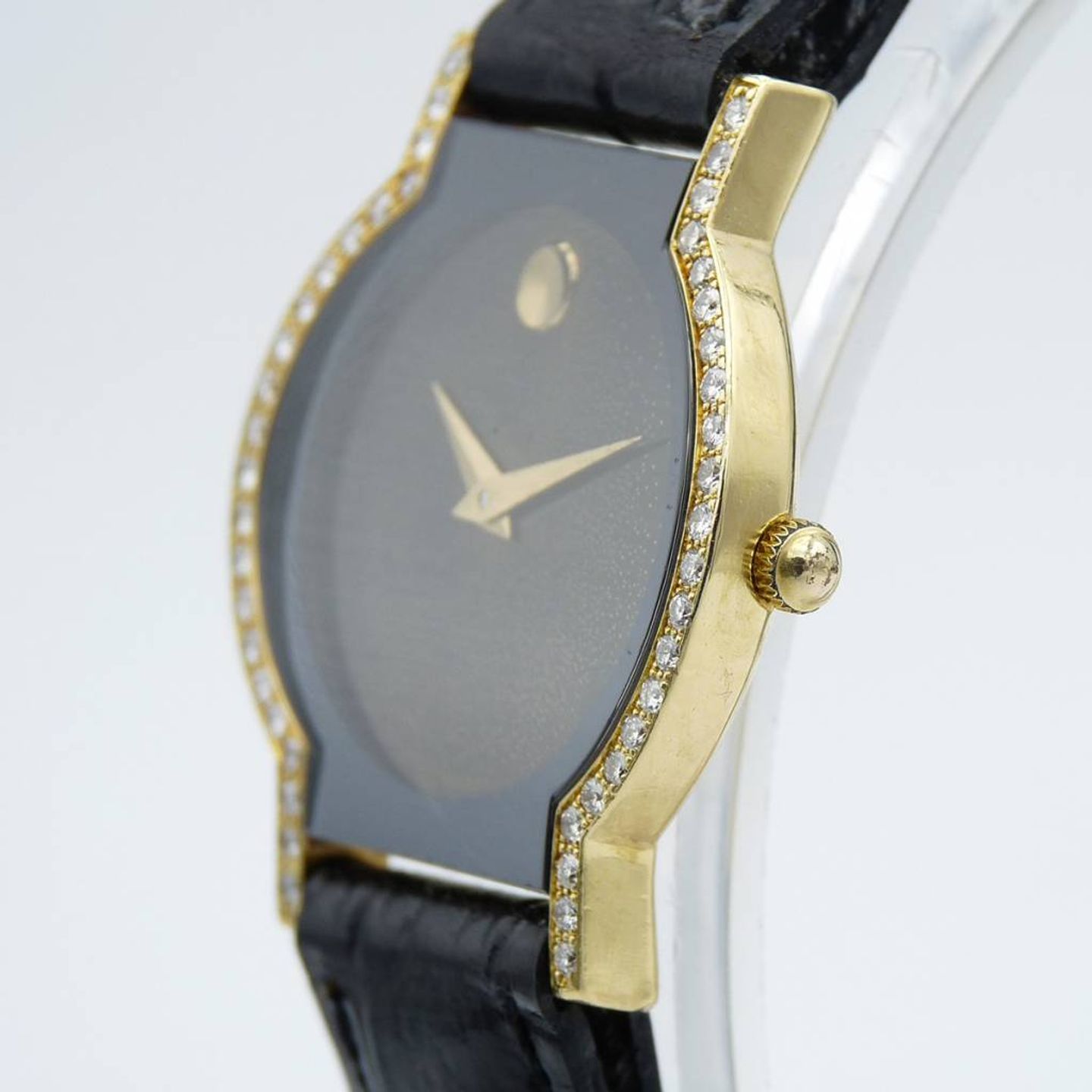 Movado Museum Museum 18kt (Unknown (random serial)) - Black dial Unknown Yellow Gold case (2/4)