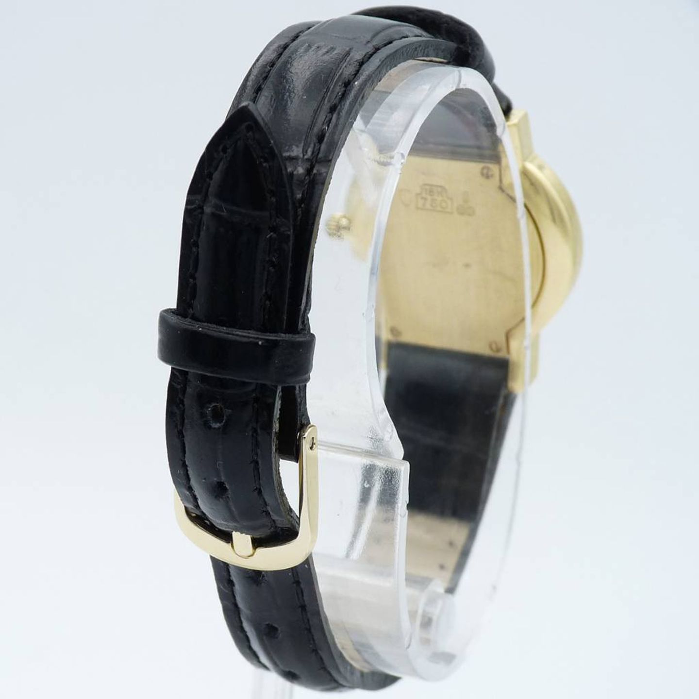 Movado Museum Museum 18kt (Unknown (random serial)) - Black dial Unknown Yellow Gold case (3/4)