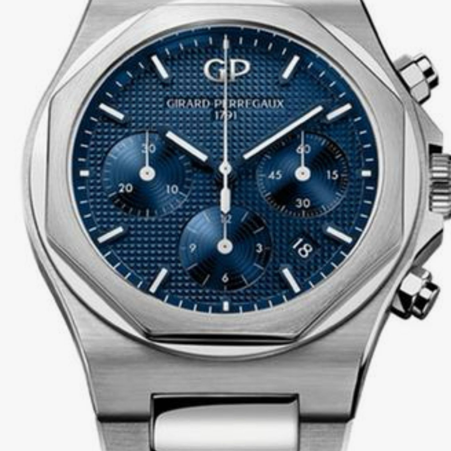 Girard-Perregaux Laureato 81020-11-431-11A (2024) - Blauw wijzerplaat 42mm Staal (1/1)