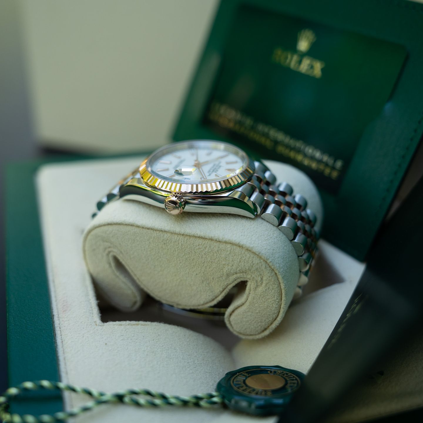 Rolex Datejust 36 126231 (2022) - White dial 36 mm Gold/Steel case (7/8)