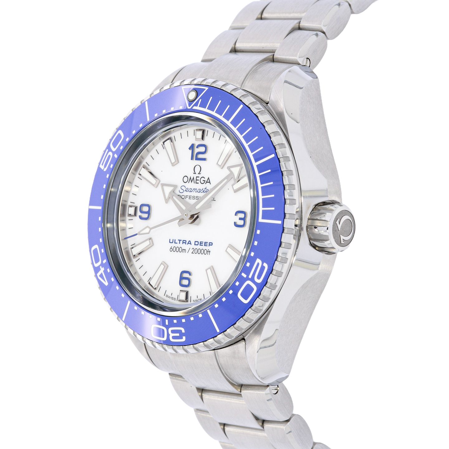 Omega Seamaster Planet Ocean 215.30.46.21.04.001 (2023) - Wit wijzerplaat 46mm Staal (3/8)