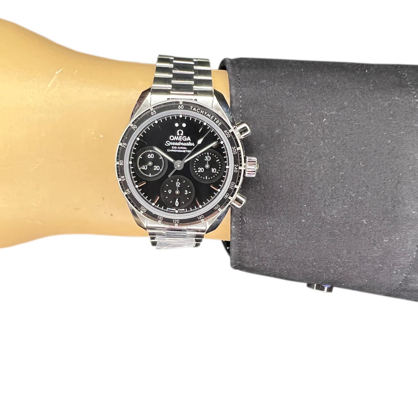 Omega Speedmaster 324.30.38.50.01.001 (2024) - Zwart wijzerplaat 38mm Staal (8/8)