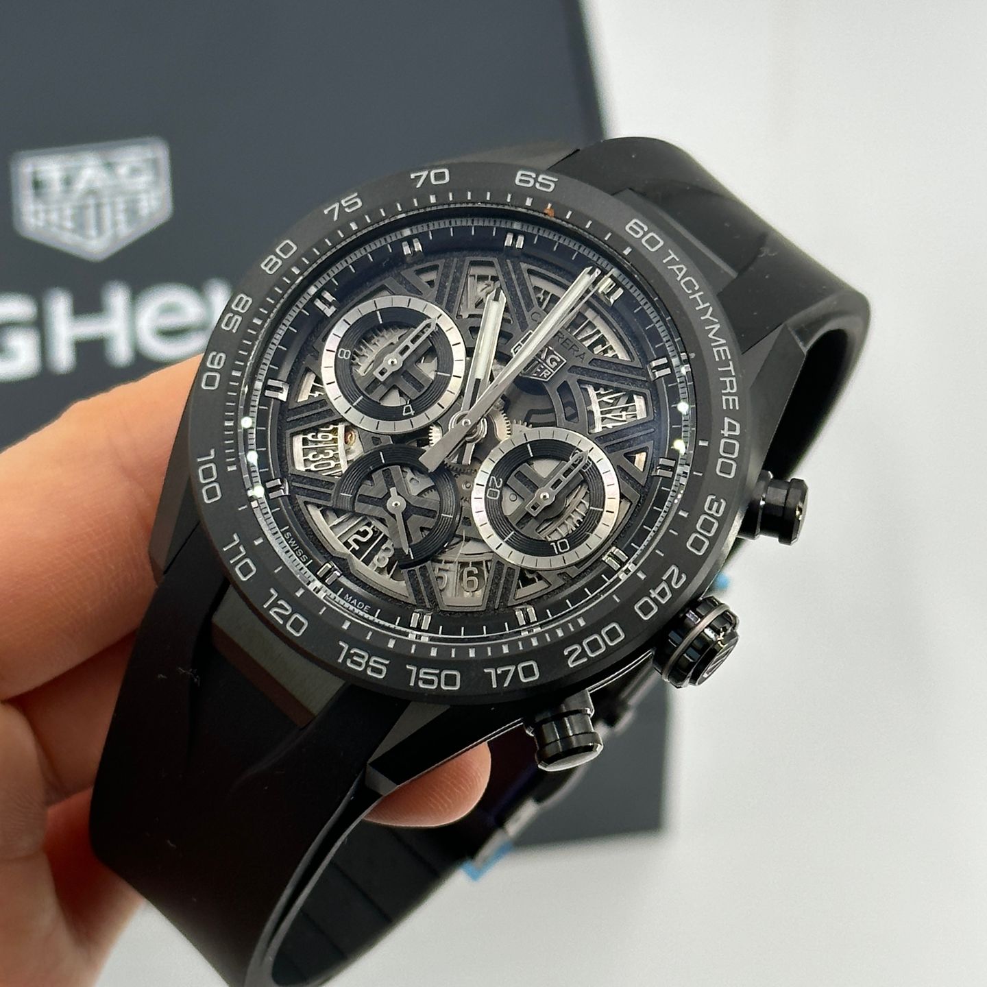 TAG Heuer Carrera CBU2082.FT6275 (2025) - Transparent dial 44 mm Titanium case (2/8)