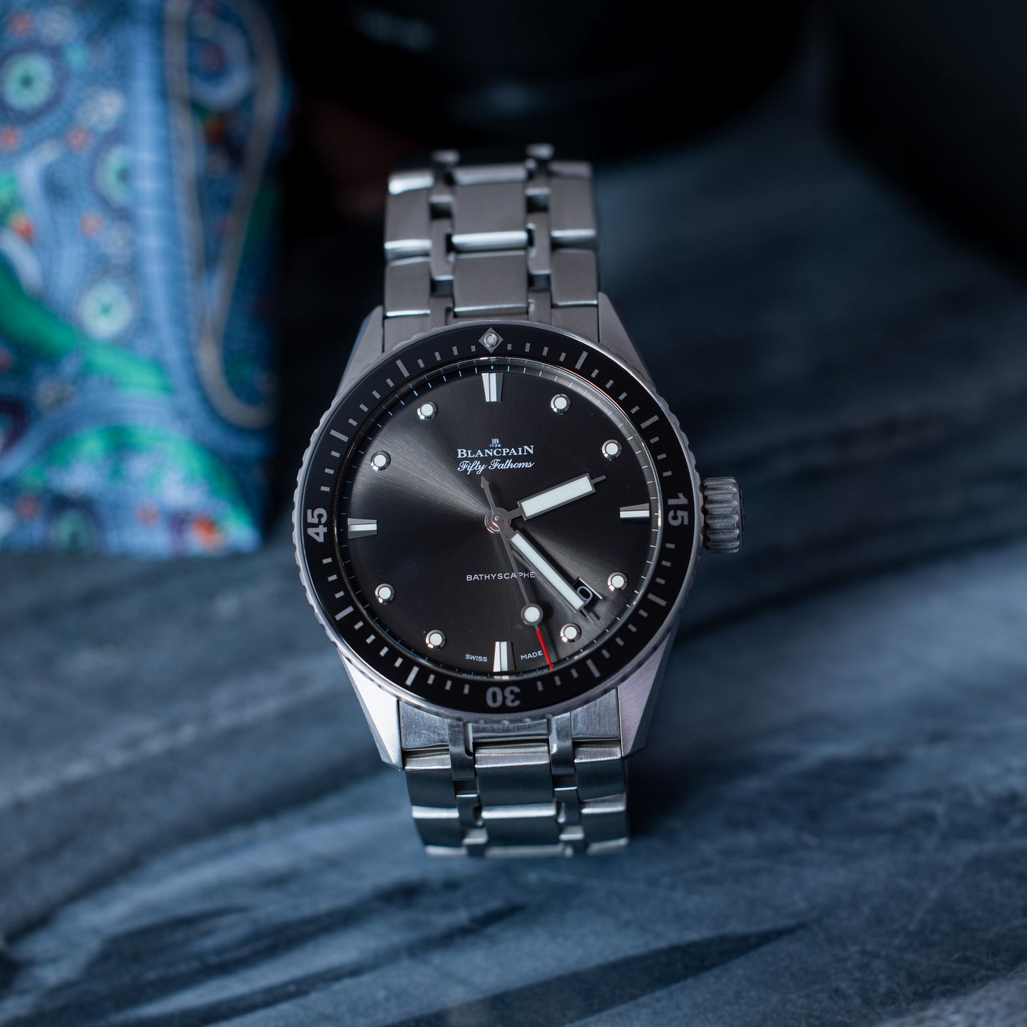 Blancpain Fifty Fathoms Bathyscaphe 5000-1110-70B - (2/8)