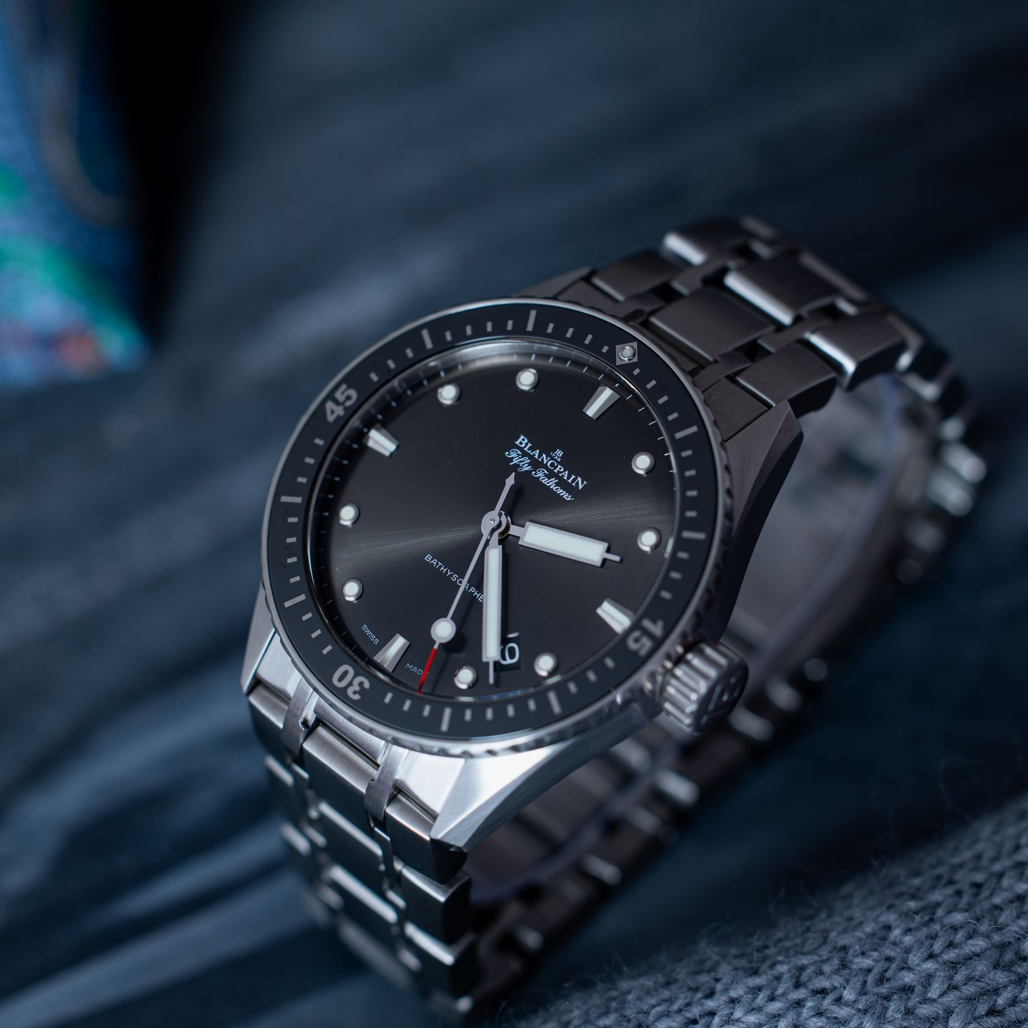 Blancpain Fifty Fathoms Bathyscaphe 5000-1110-70B - (3/8)