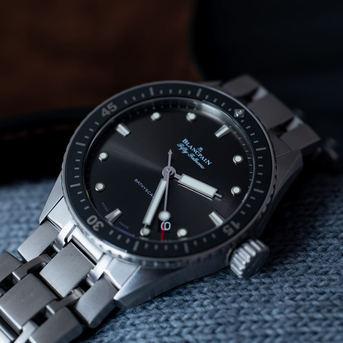 Blancpain Fifty Fathoms Bathyscaphe 5000-1110-70B - (8/8)