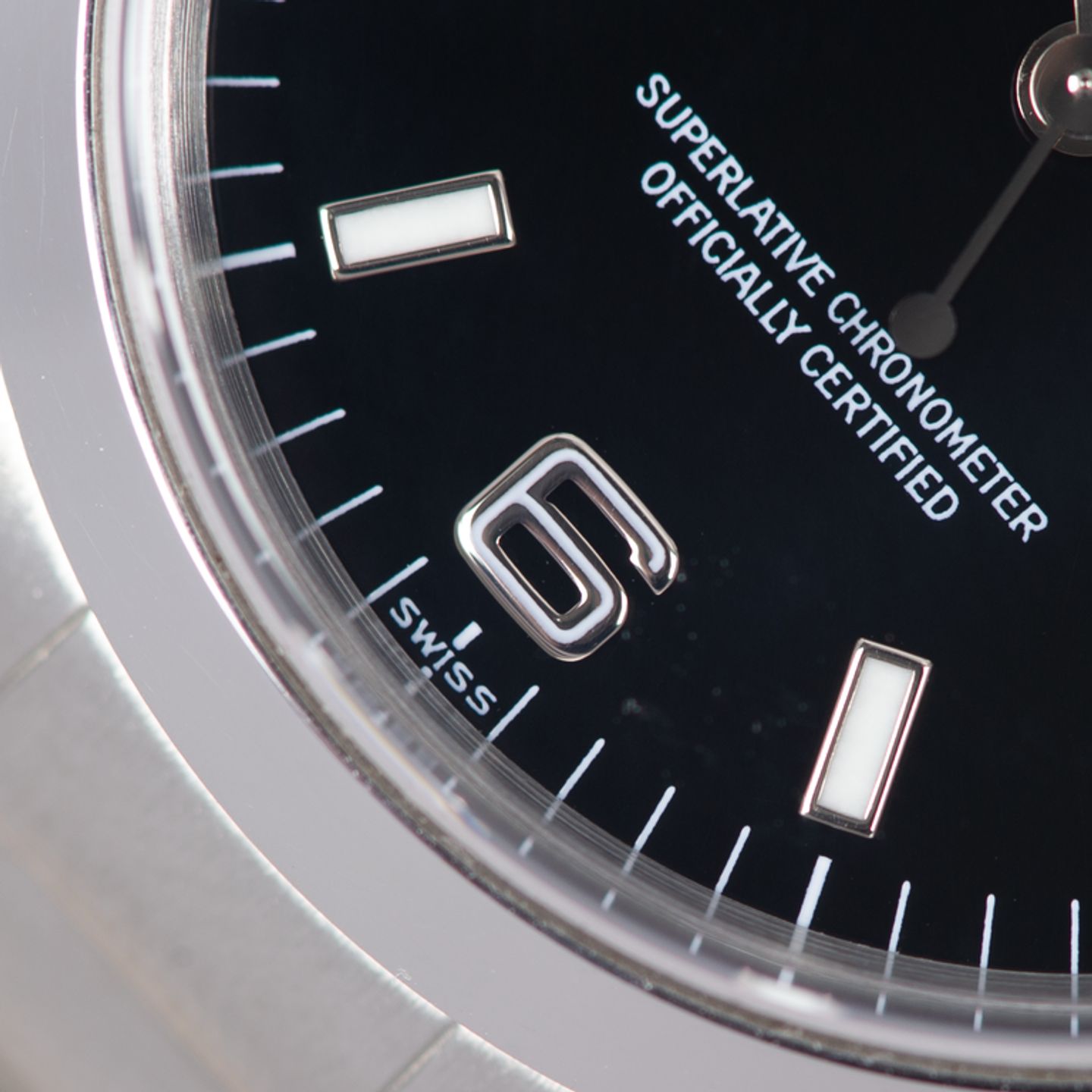Rolex Explorer 14270 (1999) - Black dial 36 mm Steel case (6/8)