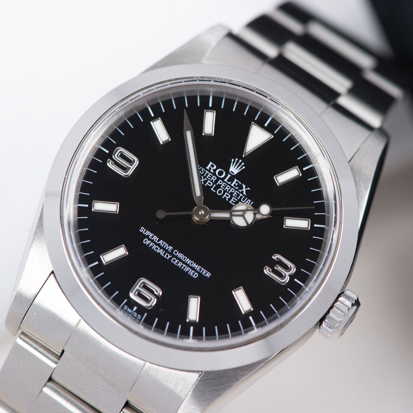 Rolex Explorer 14270 (1999) - Black dial 36 mm Steel case (5/8)