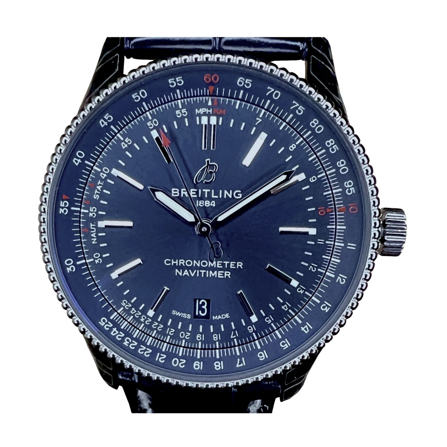 Breitling Navitimer A17326161C1P3 (2024) - Blue dial 41 mm Steel case (1/8)