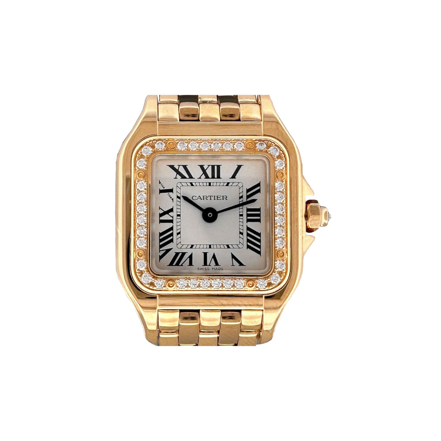 Cartier Panthère WJPN0048 (2024) - Wit wijzerplaat 37mm Geelgoud (3/7)