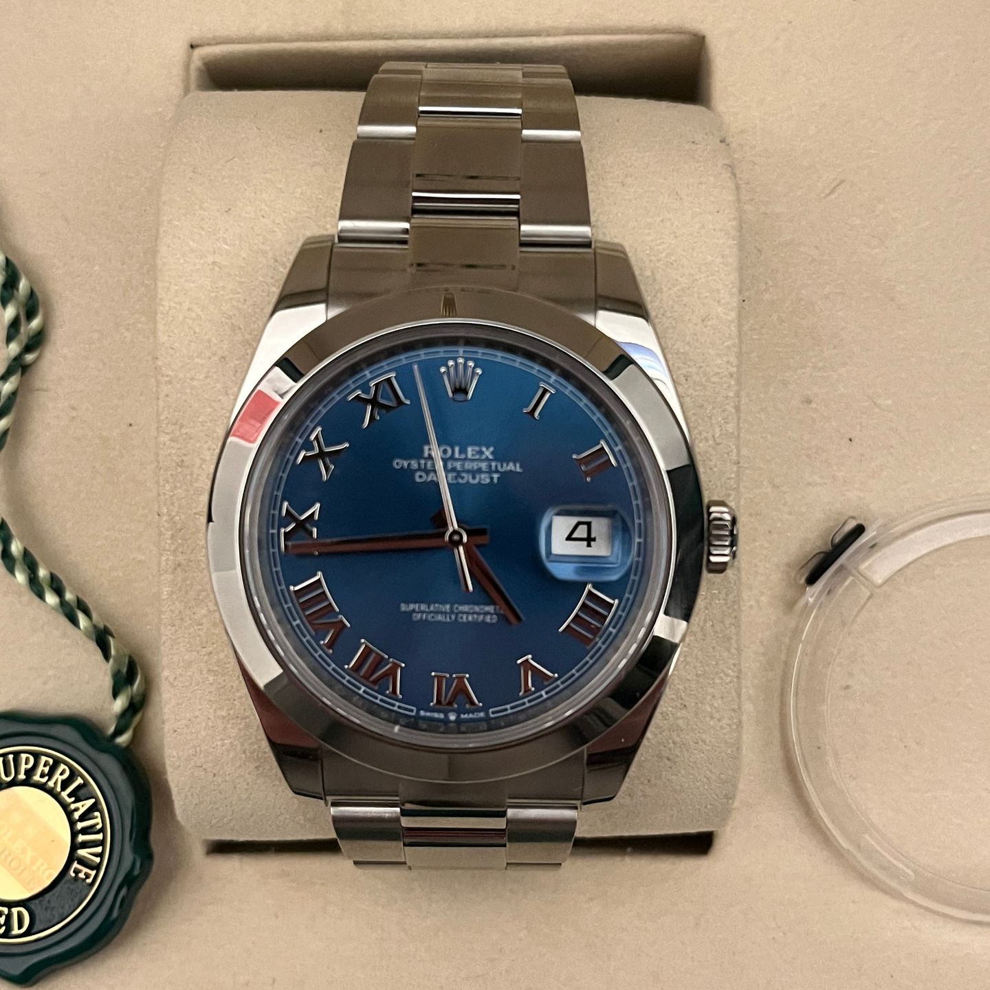 Rolex Datejust 41 126300 (2025) - Blue dial 41 mm Steel case (1/6)