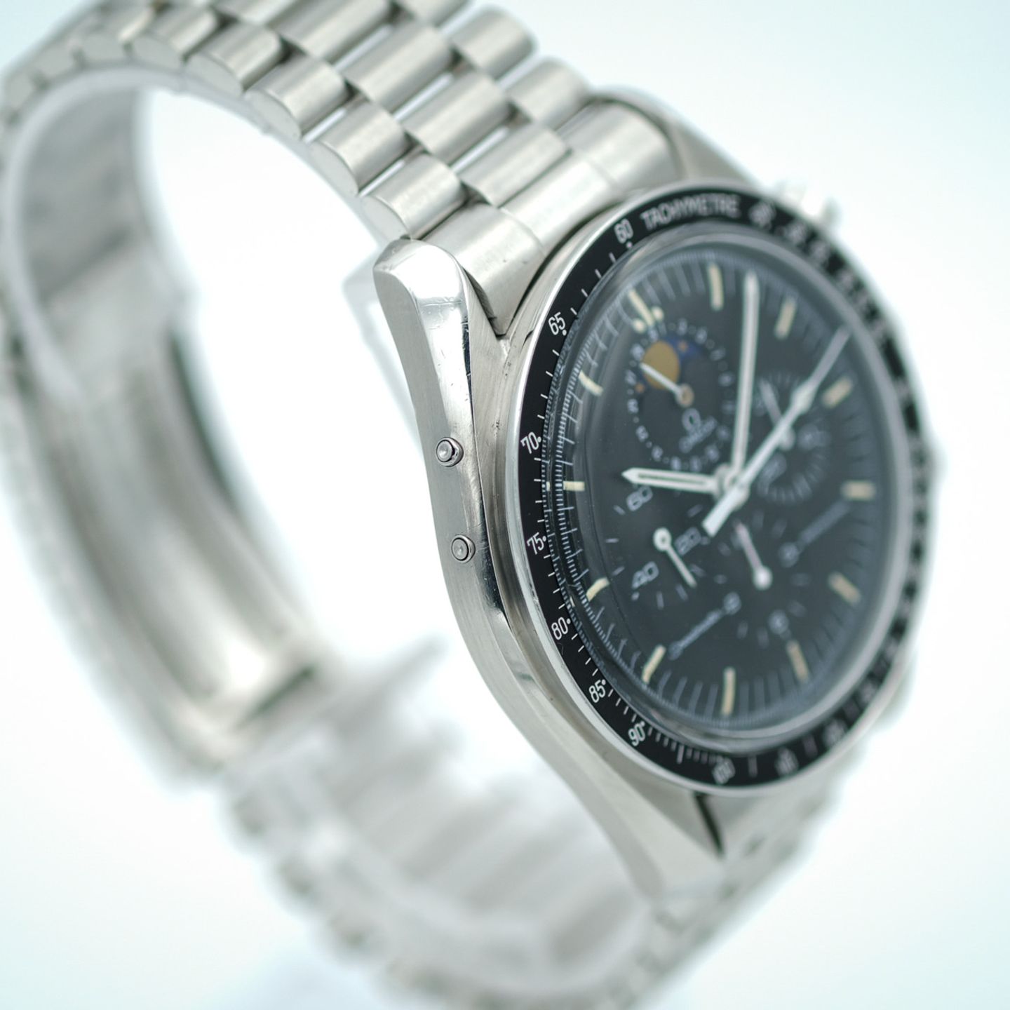 Omega Speedmaster Professional Moonwatch ST 345.0809 (1987) - Zwart wijzerplaat 42mm Staal (6/8)