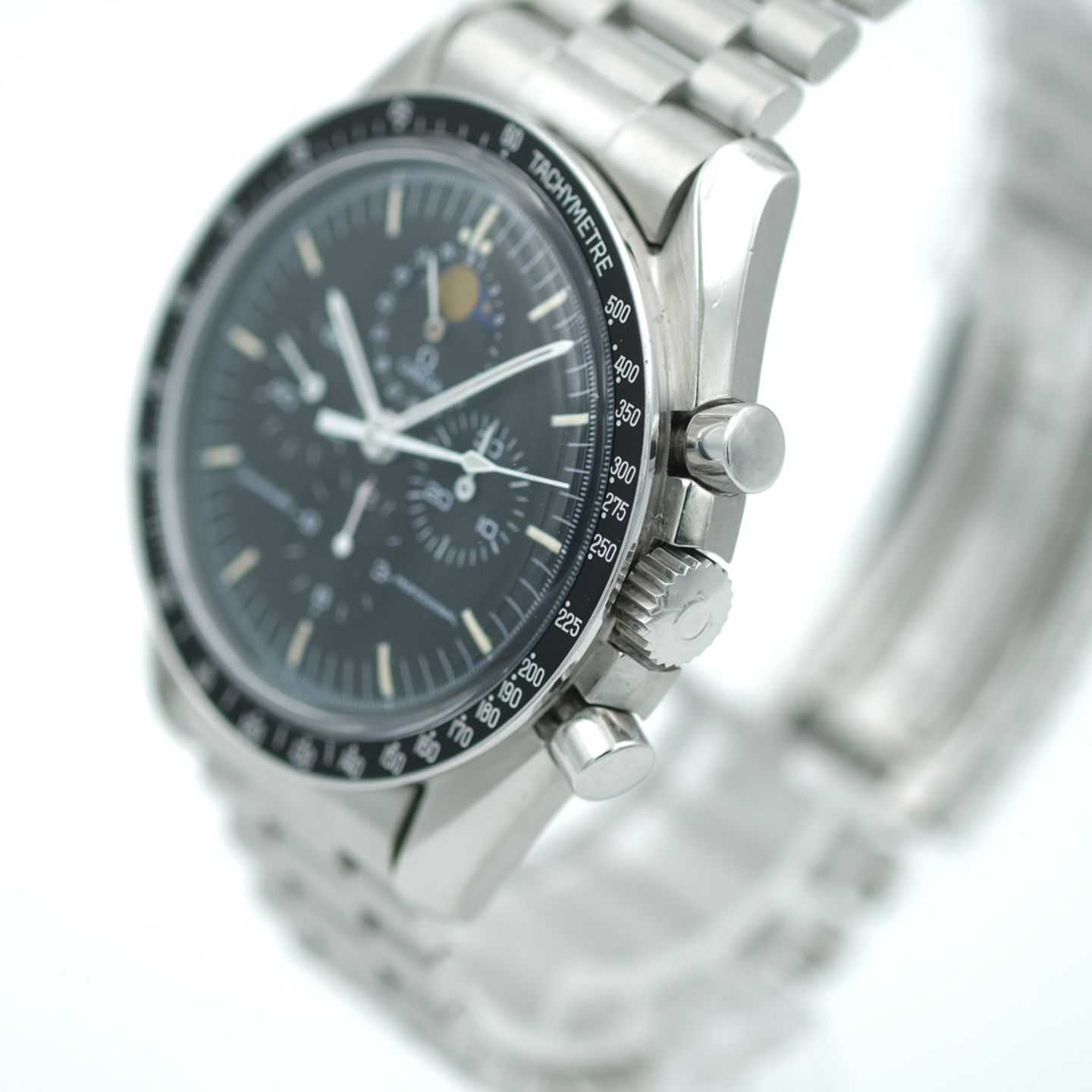 Omega Speedmaster Professional Moonwatch ST 345.0809 (1987) - Black dial 42 mm Steel case (7/8)