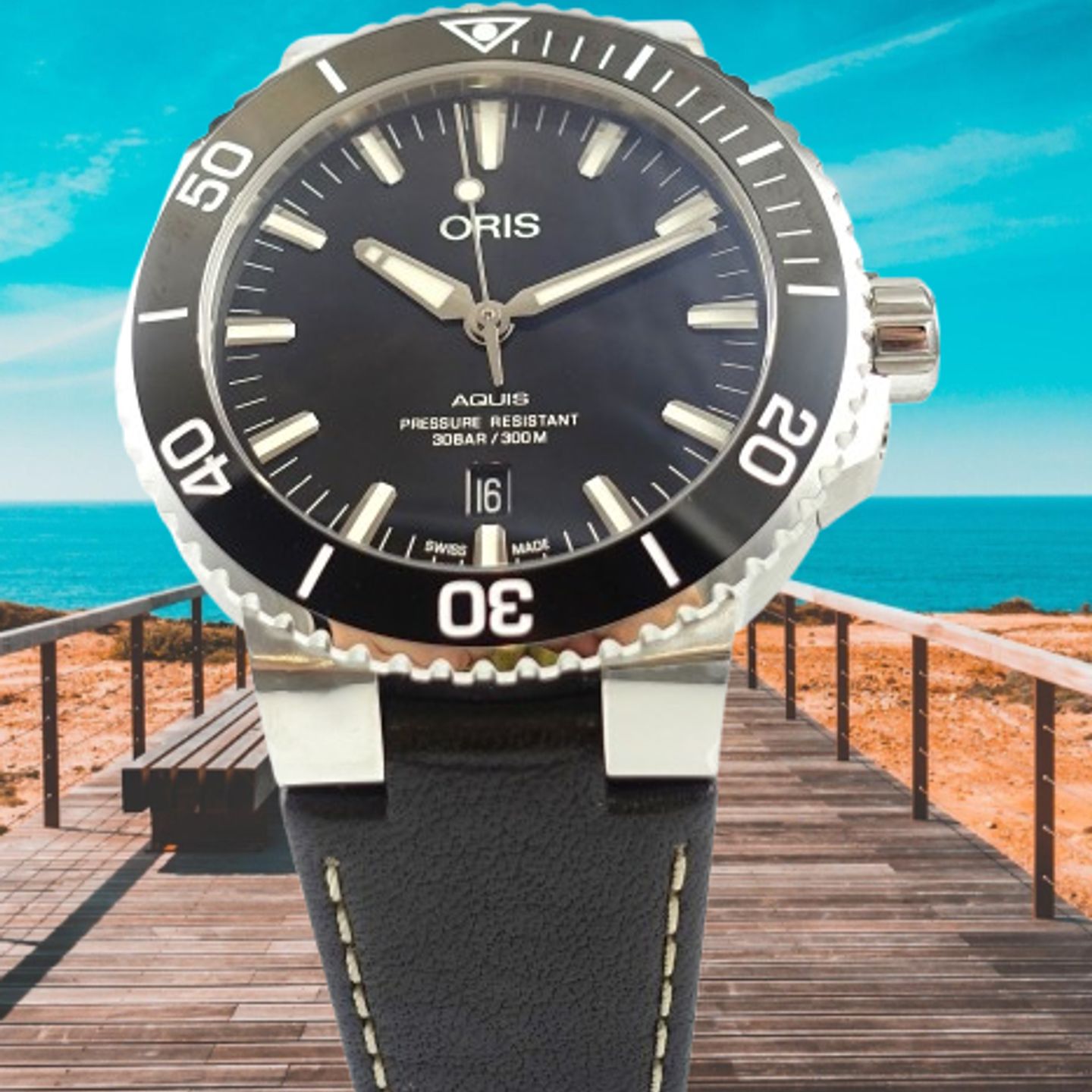 Oris Aquis Date 01 733 7730 4134 - (1/7)