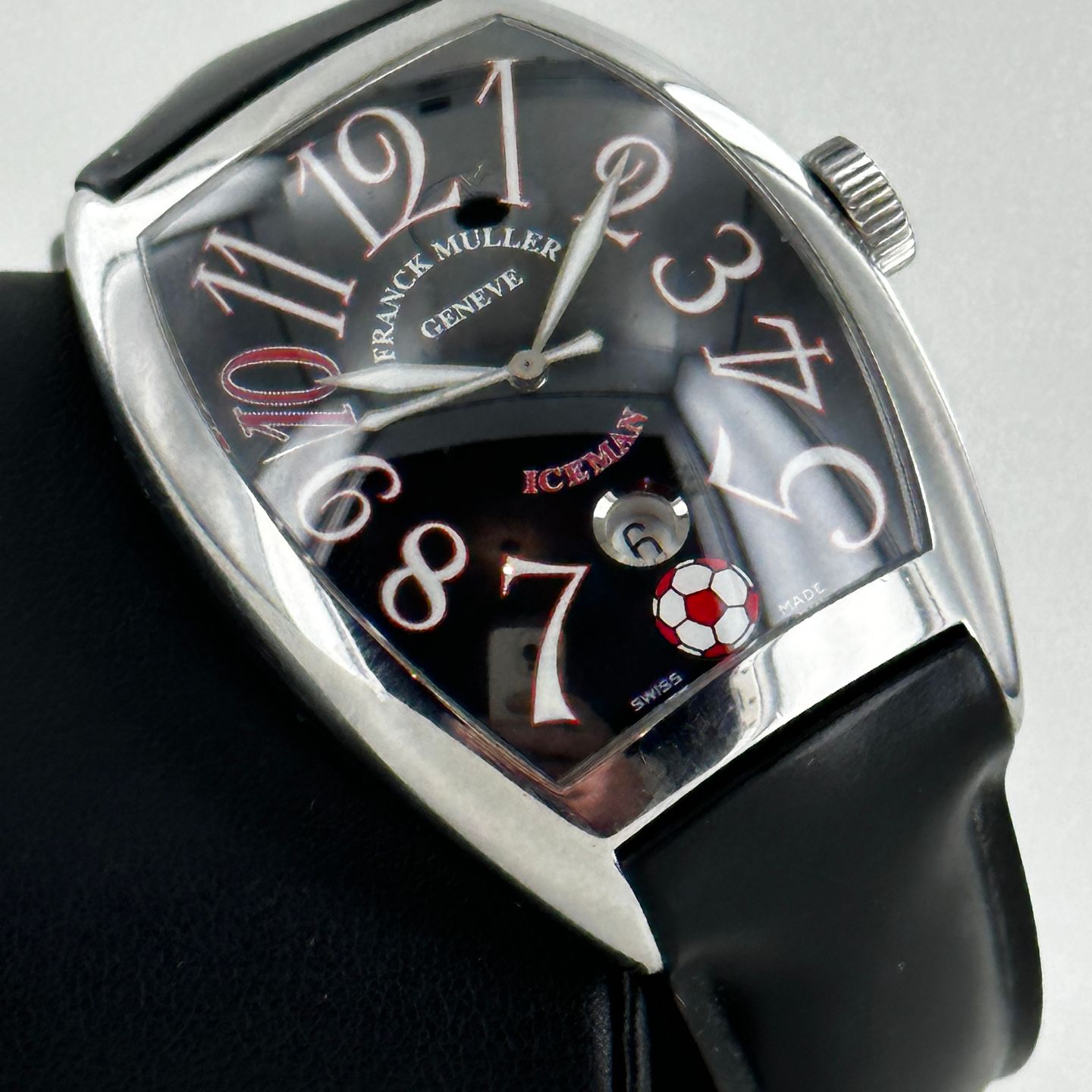 Franck Muller Casablanca 8880 C DT (2006) - Black dial 39 mm Steel case (1/8)