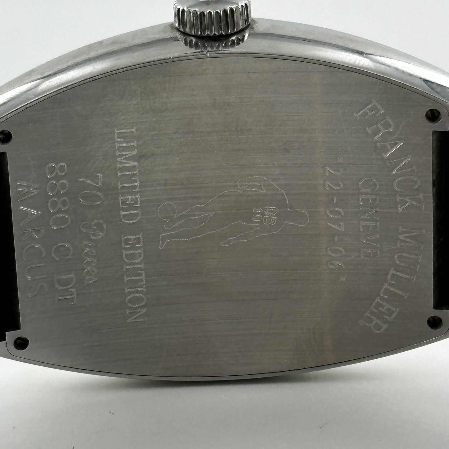 Franck Muller Casablanca 8880 C DT (2006) - Black dial 39 mm Steel case (8/8)