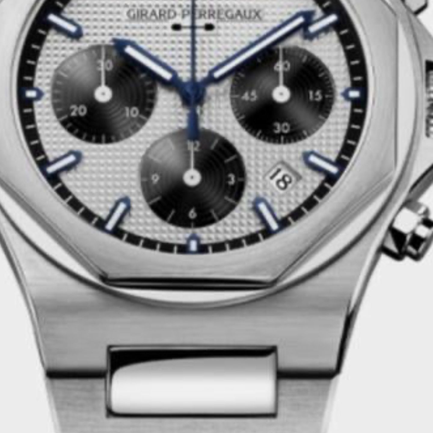 Girard-Perregaux Laureato 81020-11-131-11A (2024) - Zilver wijzerplaat 42mm Staal (1/1)