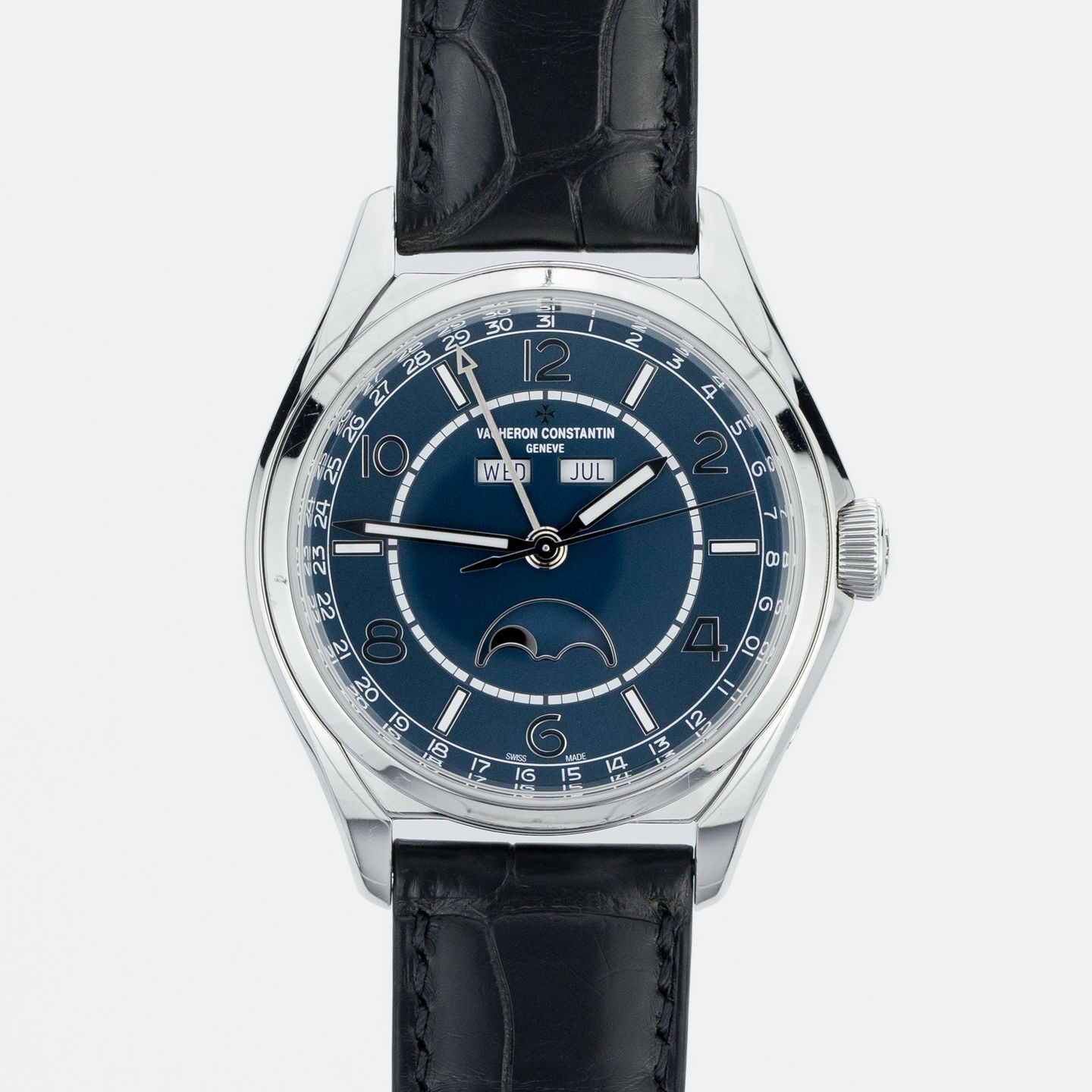 Vacheron Constantin Fiftysix 4000E/000A-B548 (2020) - Blue dial 40 mm Steel case (1/8)