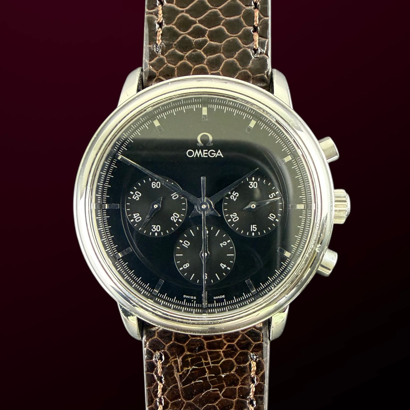 Omega De Ville Prestige 4840.51 (1984) - Black dial 36 mm Steel case (1/8)