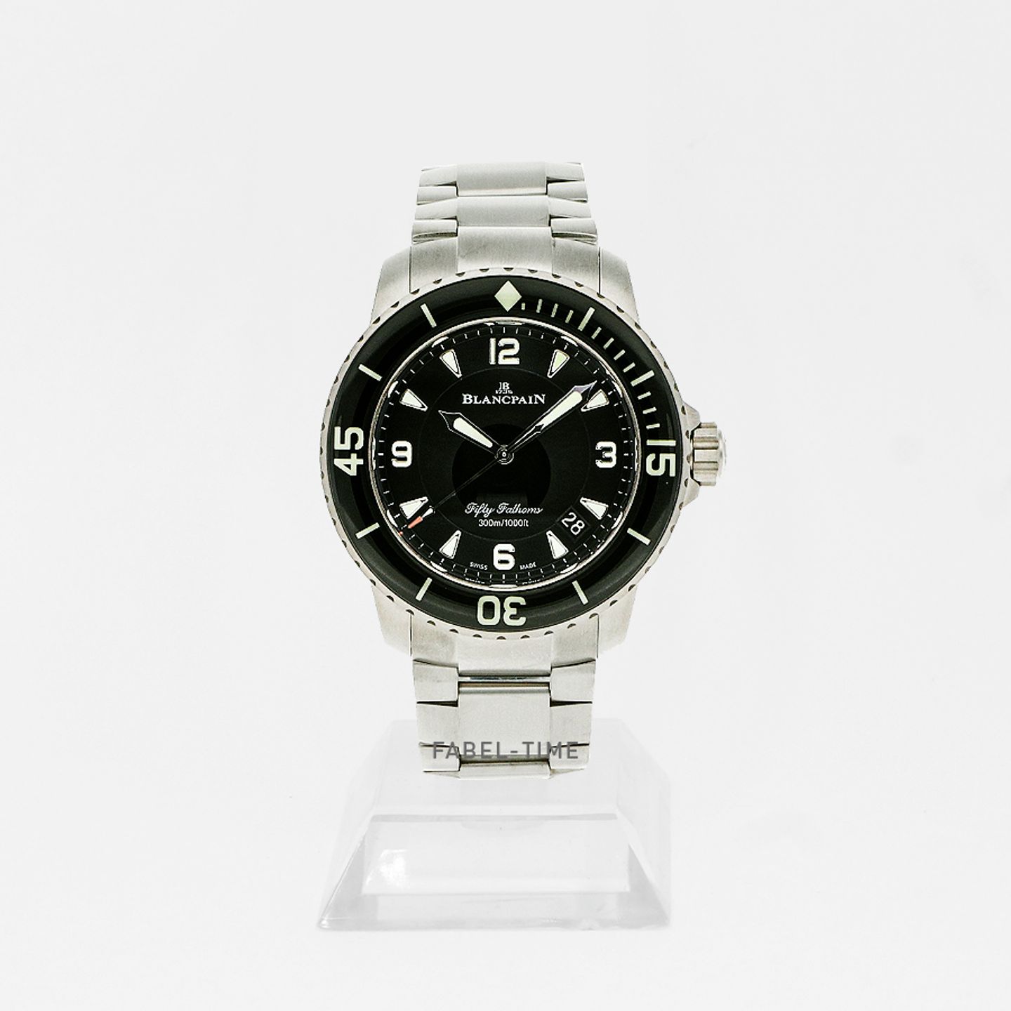 Blancpain Fifty Fathoms 5015-12B30-98B (2024) - Onbekend wijzerplaat 45mm Titanium (1/1)