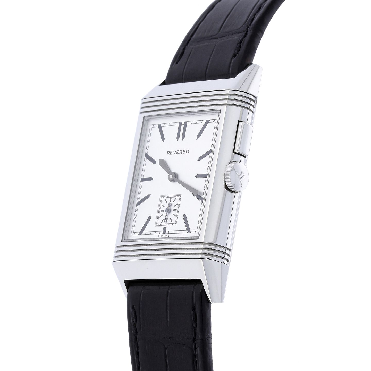 Jaeger-LeCoultre Reverso Duoface 278.8.54 (Unknown (random serial)) - White dial 27 mm Steel case (2/7)