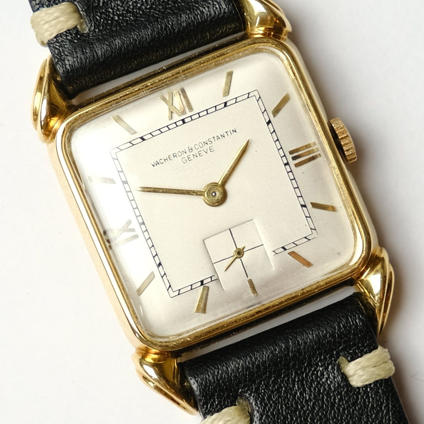 Vacheron Constantin Vintage Vintage (1940) - Zilver wijzerplaat 25mm Geelgoud (1/4)