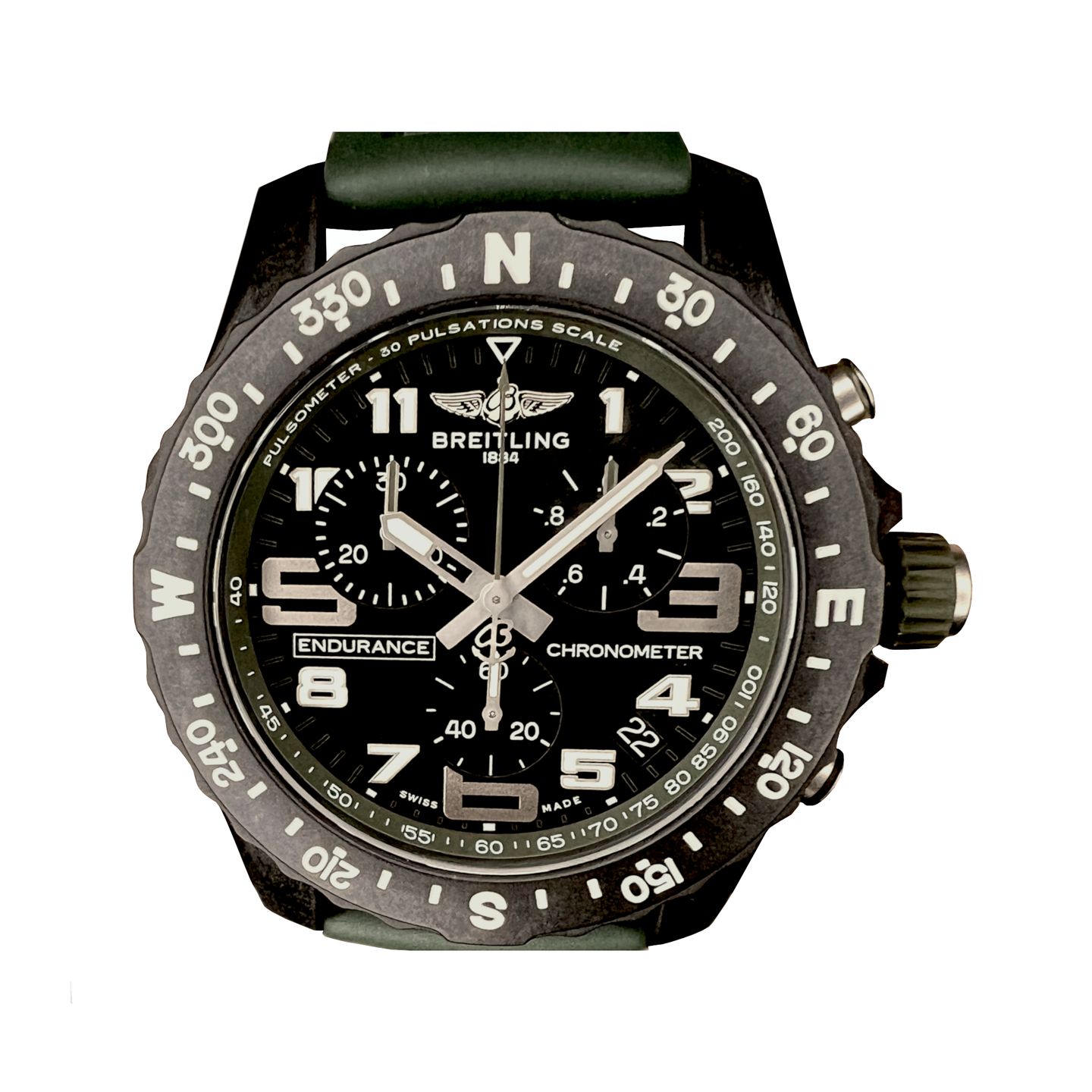 Breitling Endurance Pro X82310D31B1S1 (2024) - Groen wijzerplaat 44mm Plastic (2/8)