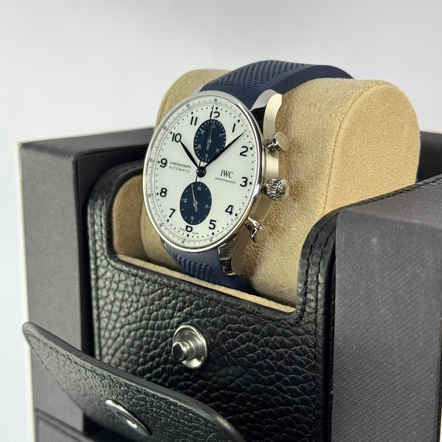 IWC Portuguese Chronograph IW371620 (2025) - White dial 41 mm Steel case (4/6)