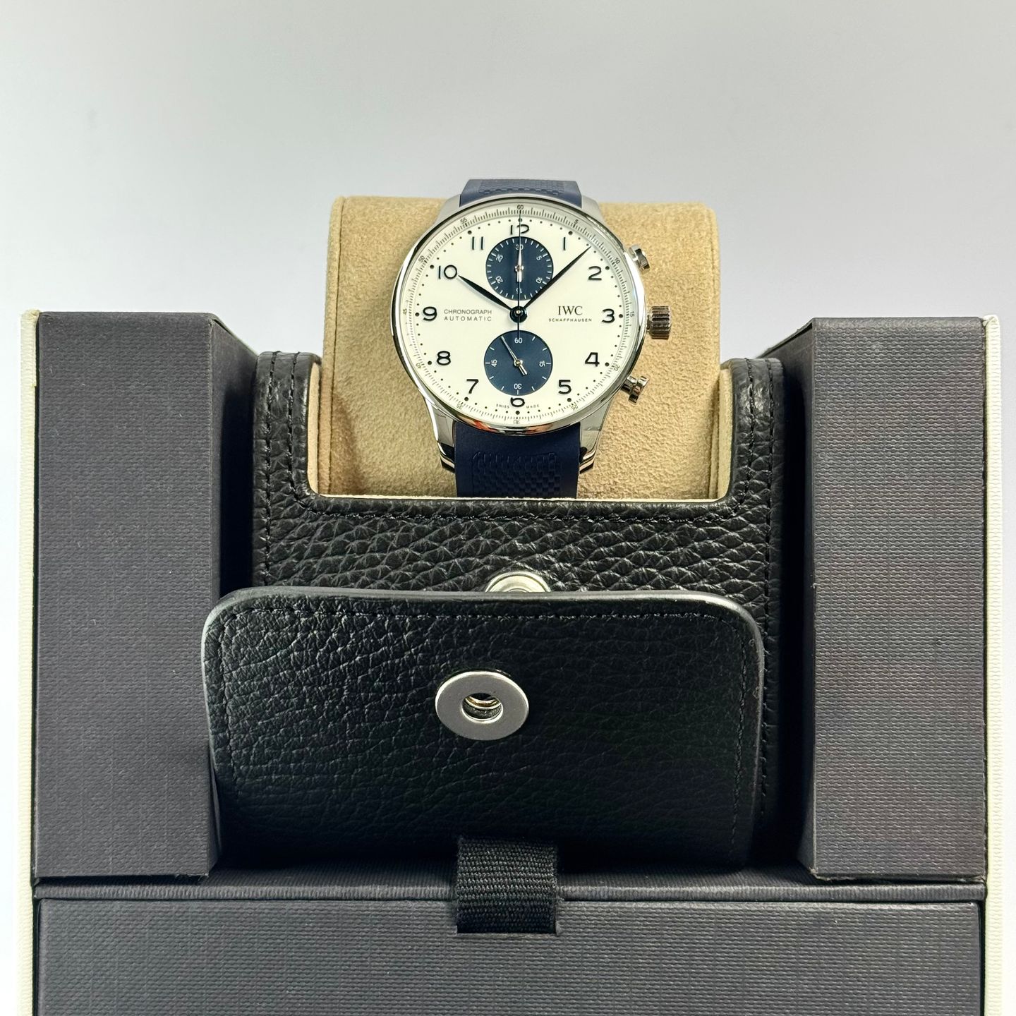 IWC Portuguese Chronograph IW371620 (2025) - White dial 41 mm Steel case (1/6)