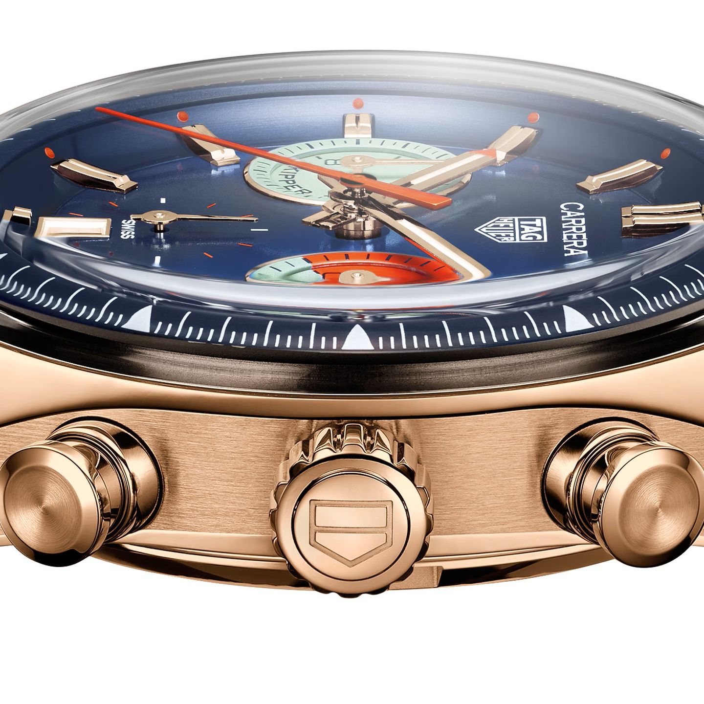 TAG Heuer Carrera CBS2241.FN8023 (2025) - Blue dial 39 mm Rose Gold case (3/5)