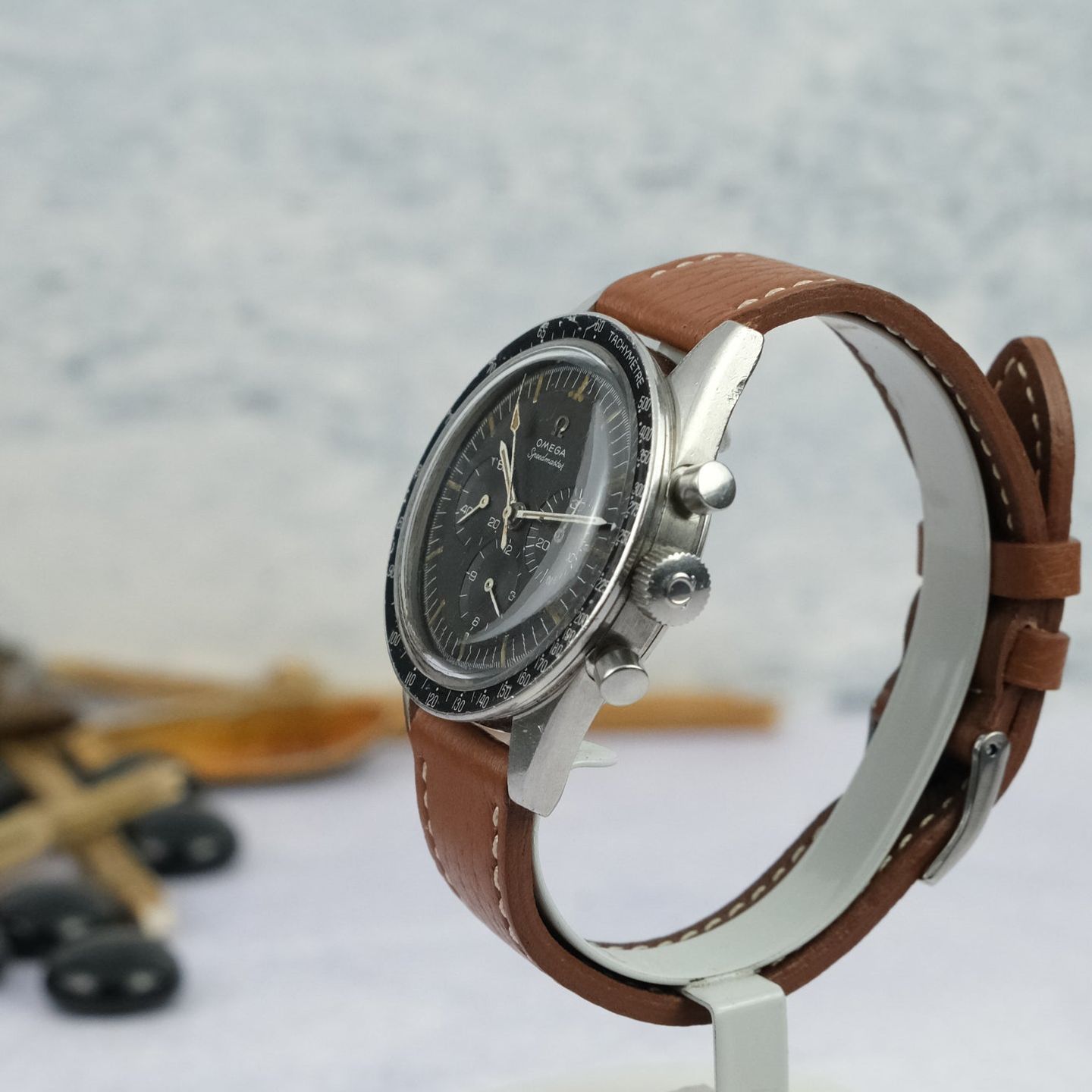 Omega Speedmaster Professional Moonwatch 105.003 (1965) - Black dial 41 mm Steel case (4/6)