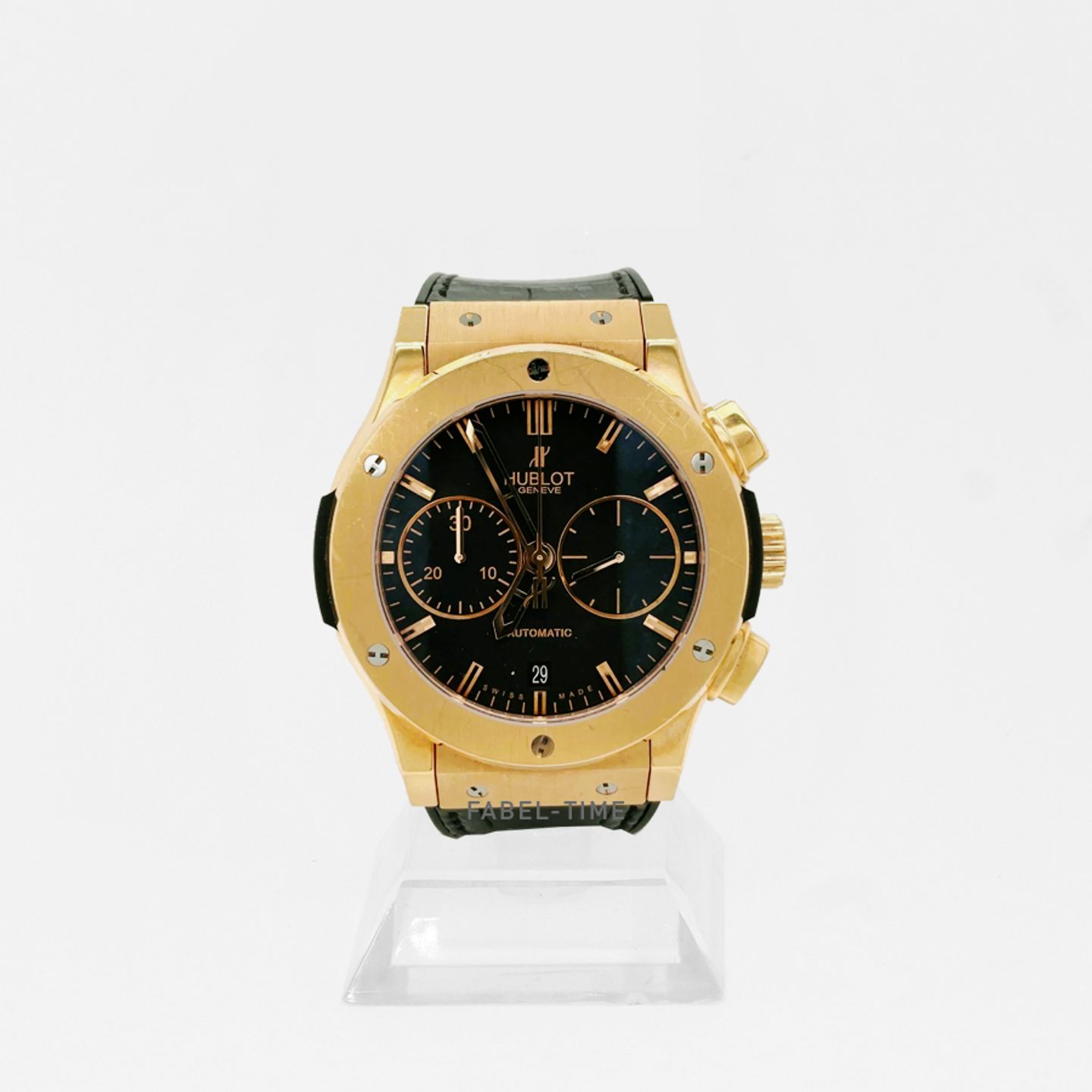 Hublot Classic Fusion Chronograph 521.OX.1181.LR (2024) - Black dial 45 mm Rose Gold case (1/1)