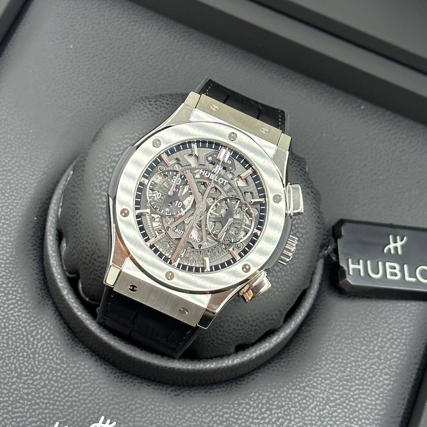 Hublot Classic Fusion Aerofusion 525.NX.0170.LR (2023) - Transparant wijzerplaat 45mm Titanium (3/8)