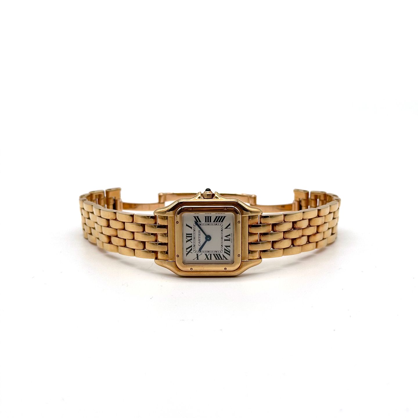 Cartier Panthère WGPN0009 (2022) - White dial 27 mm Yellow Gold case (8/8)