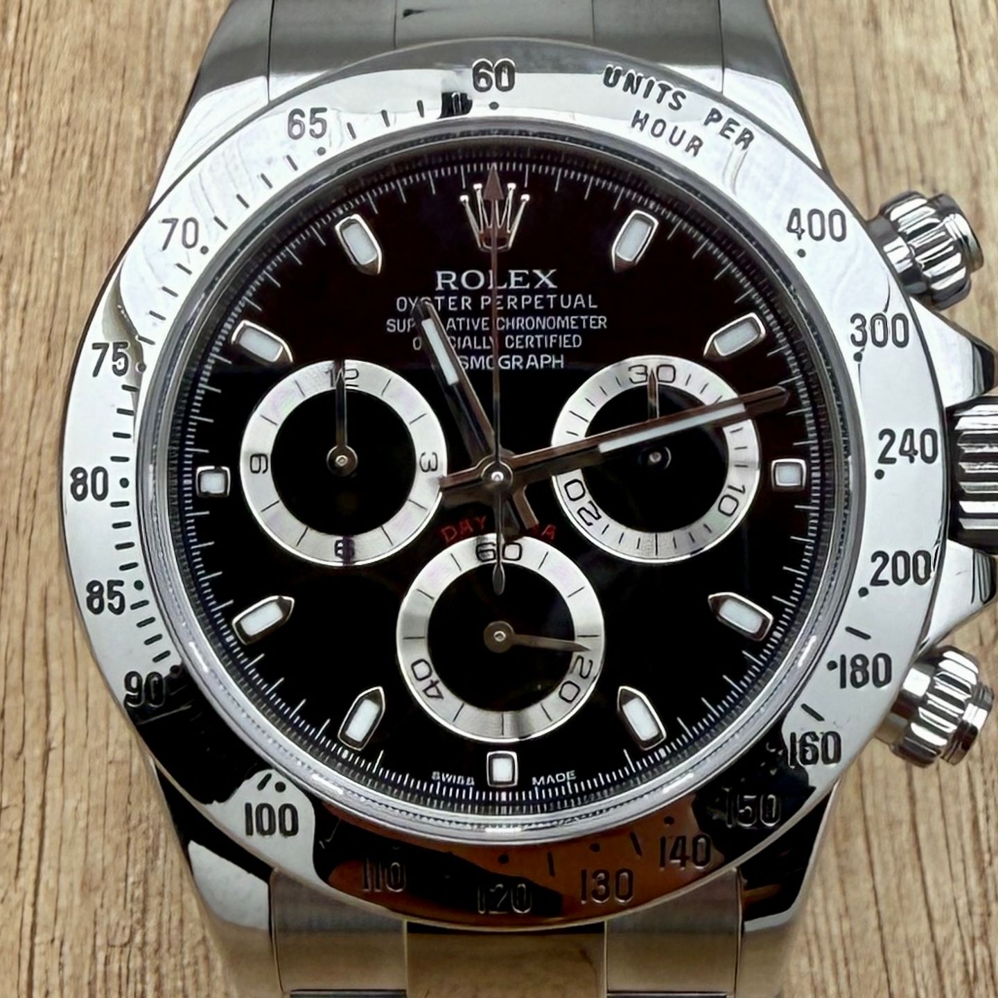 Rolex Daytona 116520 (2013) - Black dial 40 mm Steel case (2/8)
