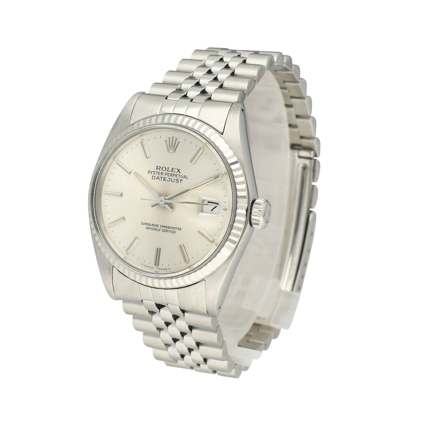 Rolex Datejust 36 Datejust 36 / 16014 / 1987 / Box & Papers / 24 Months Warranty (1987) - Zilver wijzerplaat 36mm Staal (4/8)