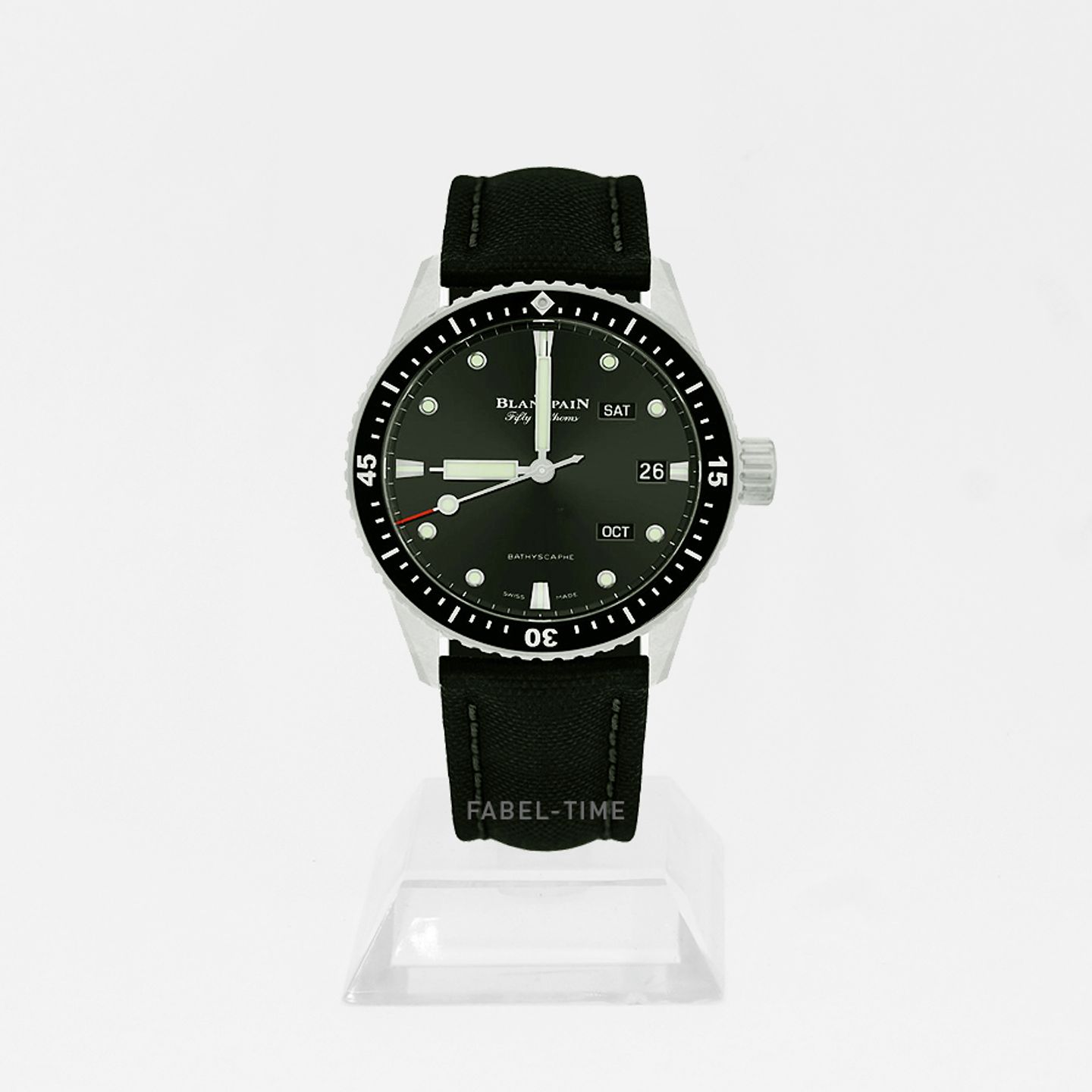 Blancpain Fifty Fathoms Bathyscaphe 5071-1110-B52A (2024) - Grijs wijzerplaat 43mm Staal (1/1)