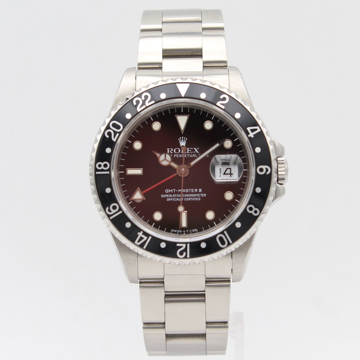 Rolex GMT-Master II 16710LN (1989) - Zwart wijzerplaat 40mm Staal (1/8)