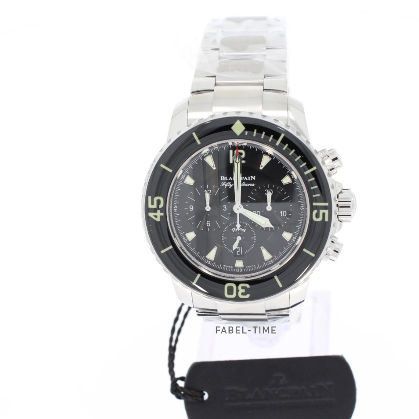 Blancpain Fifty Fathoms 5085F-1130-71S (2024) - Zwart wijzerplaat 45mm Staal (1/1)