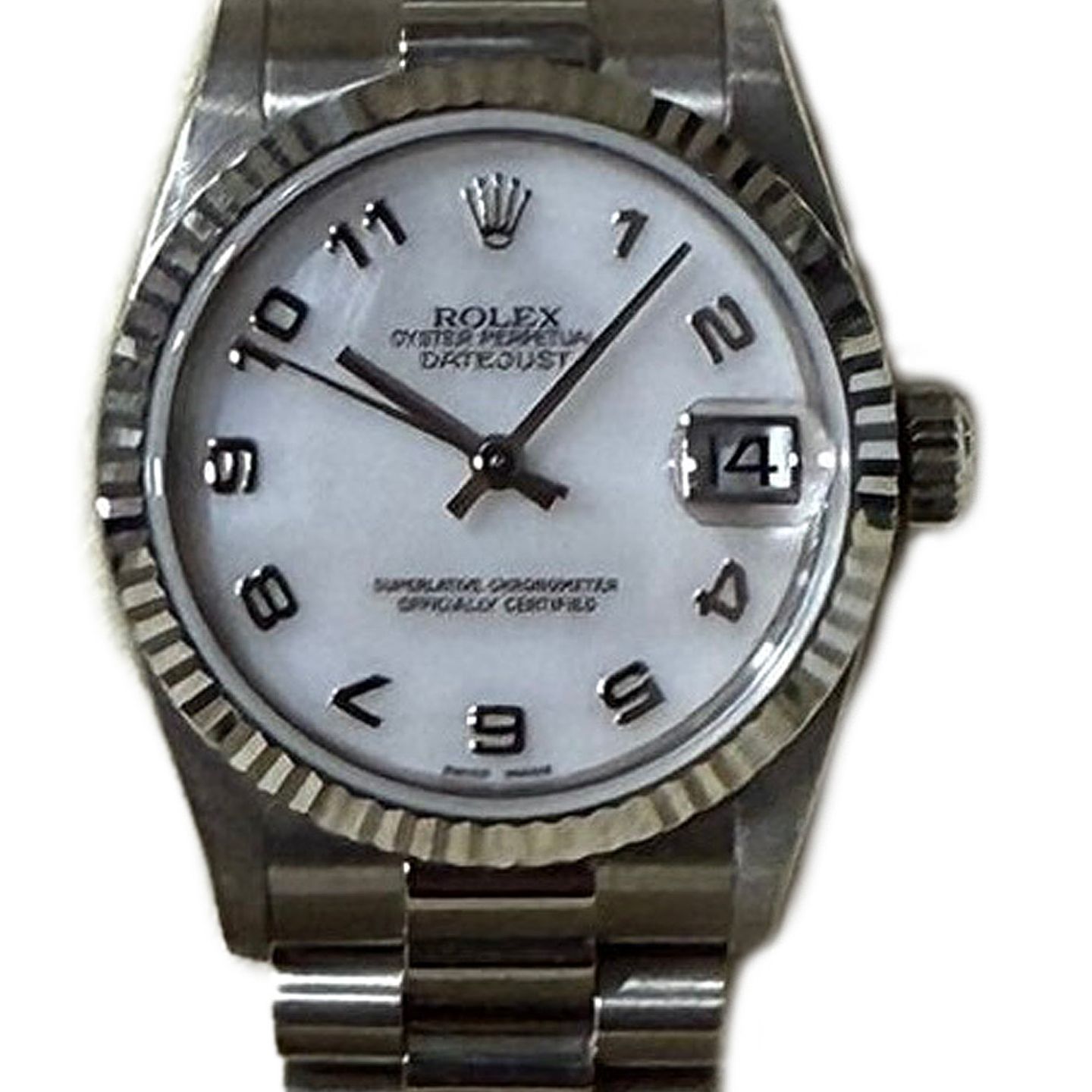 Rolex Datejust 31 78279 (2002) - White dial 31 mm White Gold case (1/1)