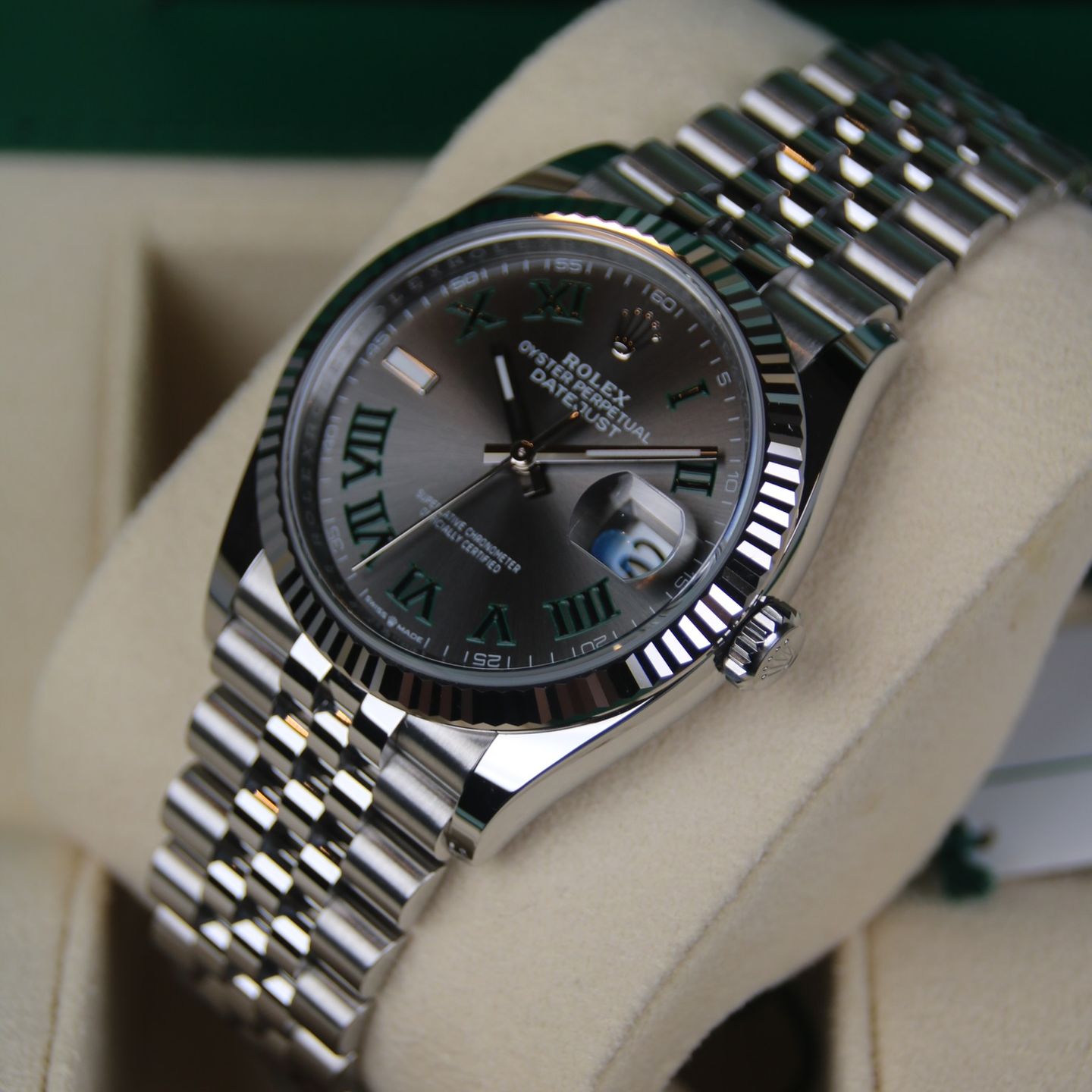 Rolex Datejust 36 126234 (2024) - Grijs wijzerplaat 36mm Staal (4/6)