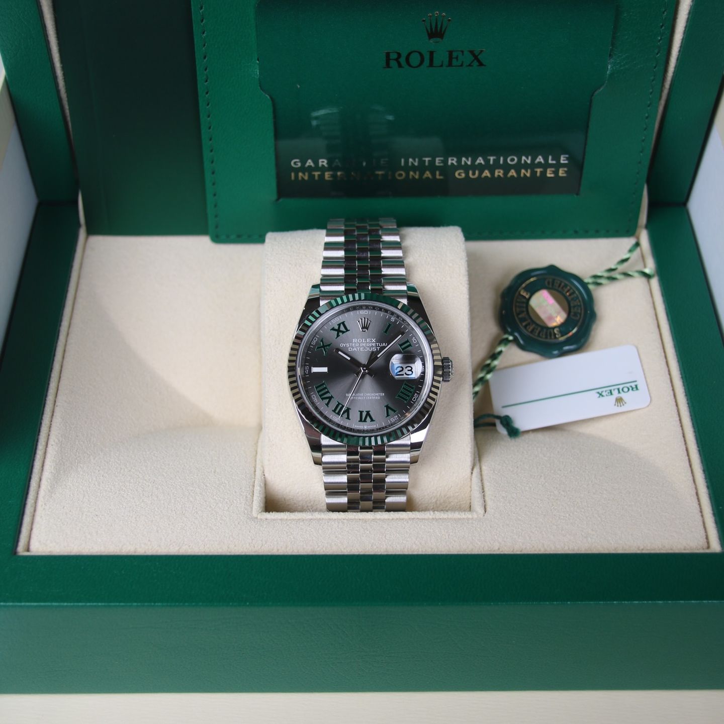 Rolex Datejust 36 126234 (2024) - Grijs wijzerplaat 36mm Staal (6/6)