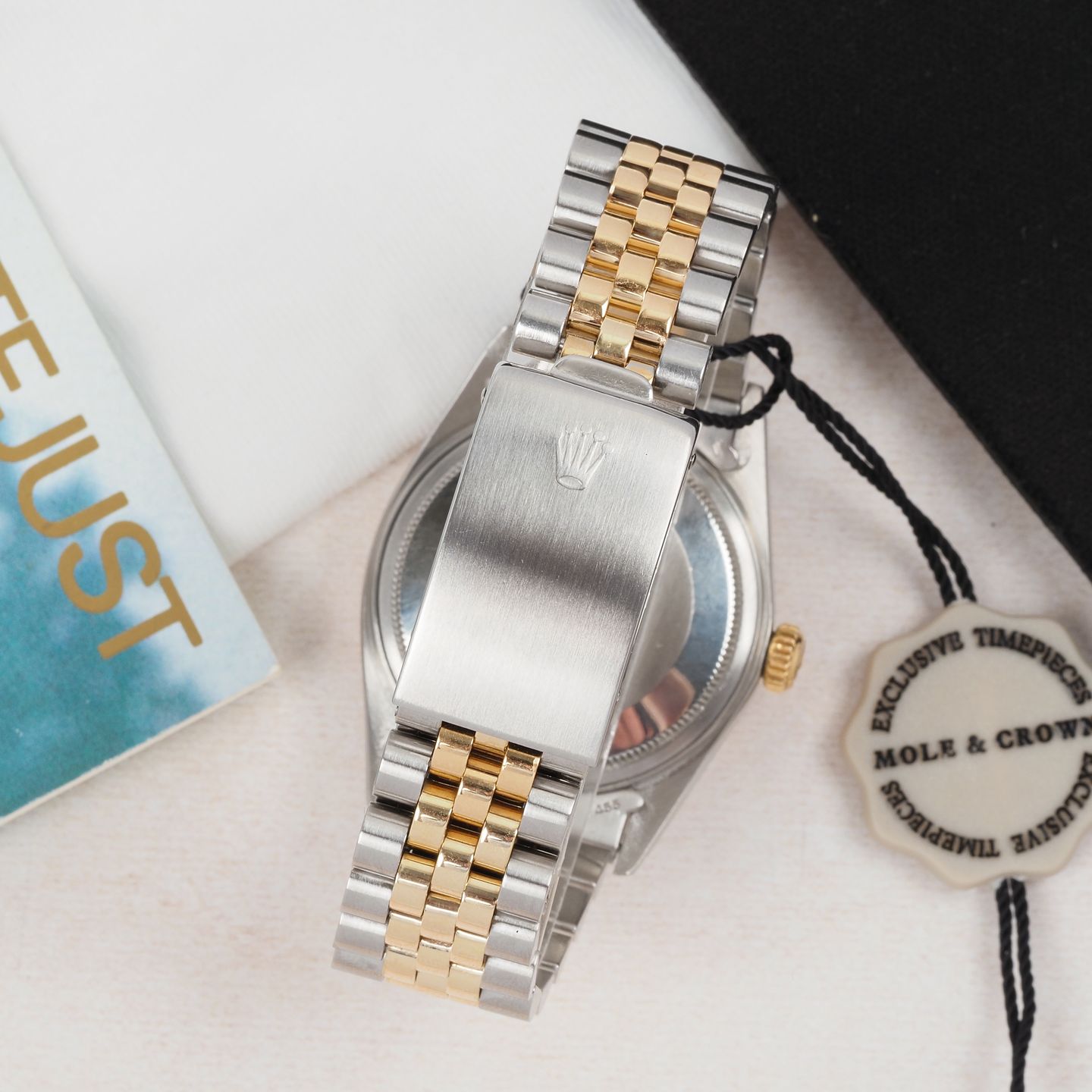 Rolex Datejust 36 16013 (1984) - Champagne wijzerplaat 36mm Goud/Staal (4/8)