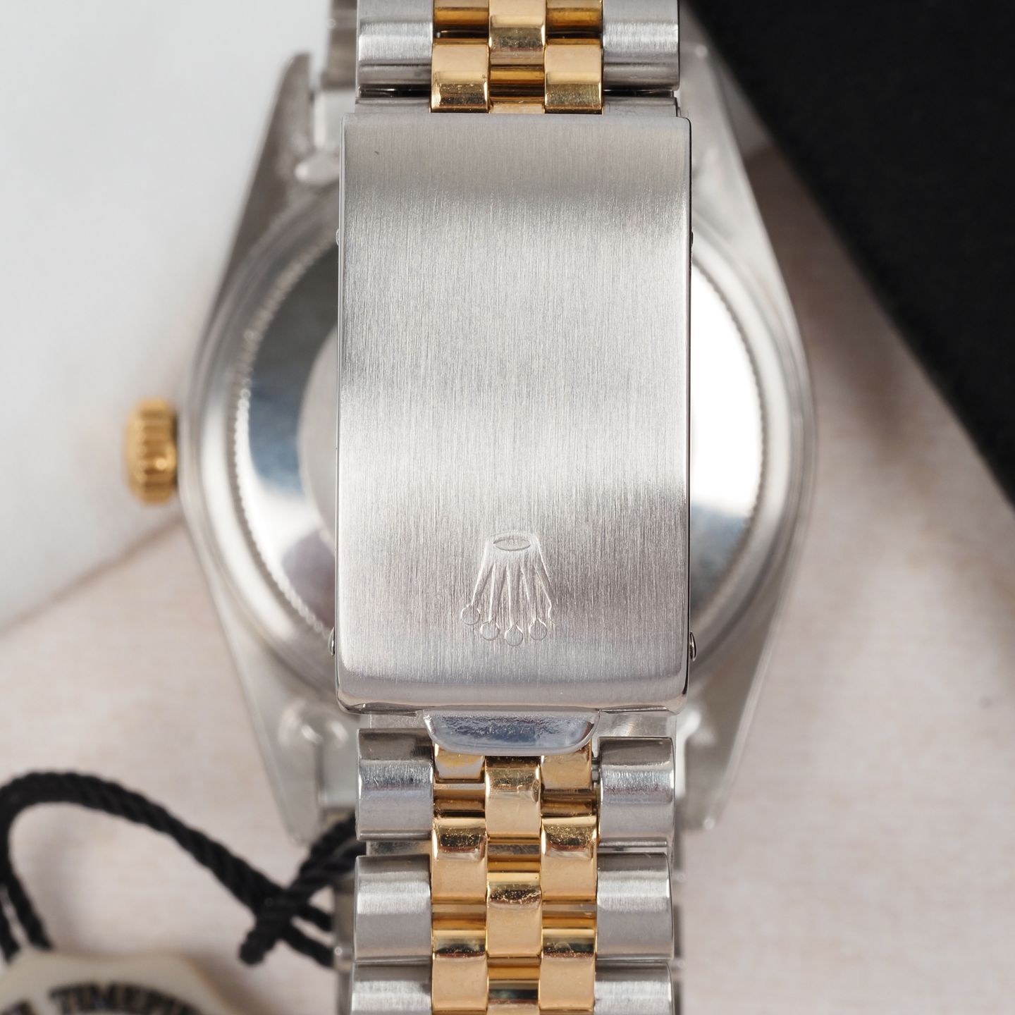 Rolex Datejust 36 16013 (1984) - Champagne wijzerplaat 36mm Goud/Staal (8/8)