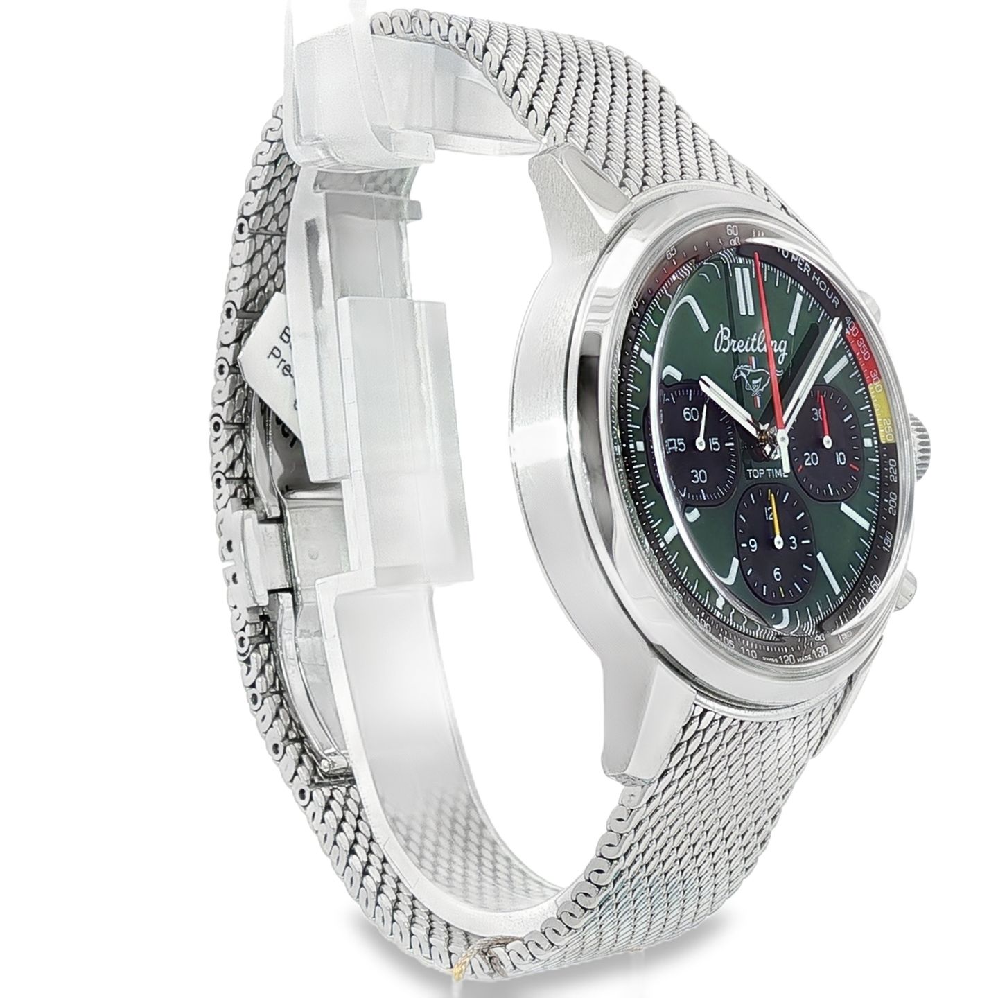 Breitling Top Time AB01762A1L1X1 (2024) - Green dial 41 mm Steel case (2/6)