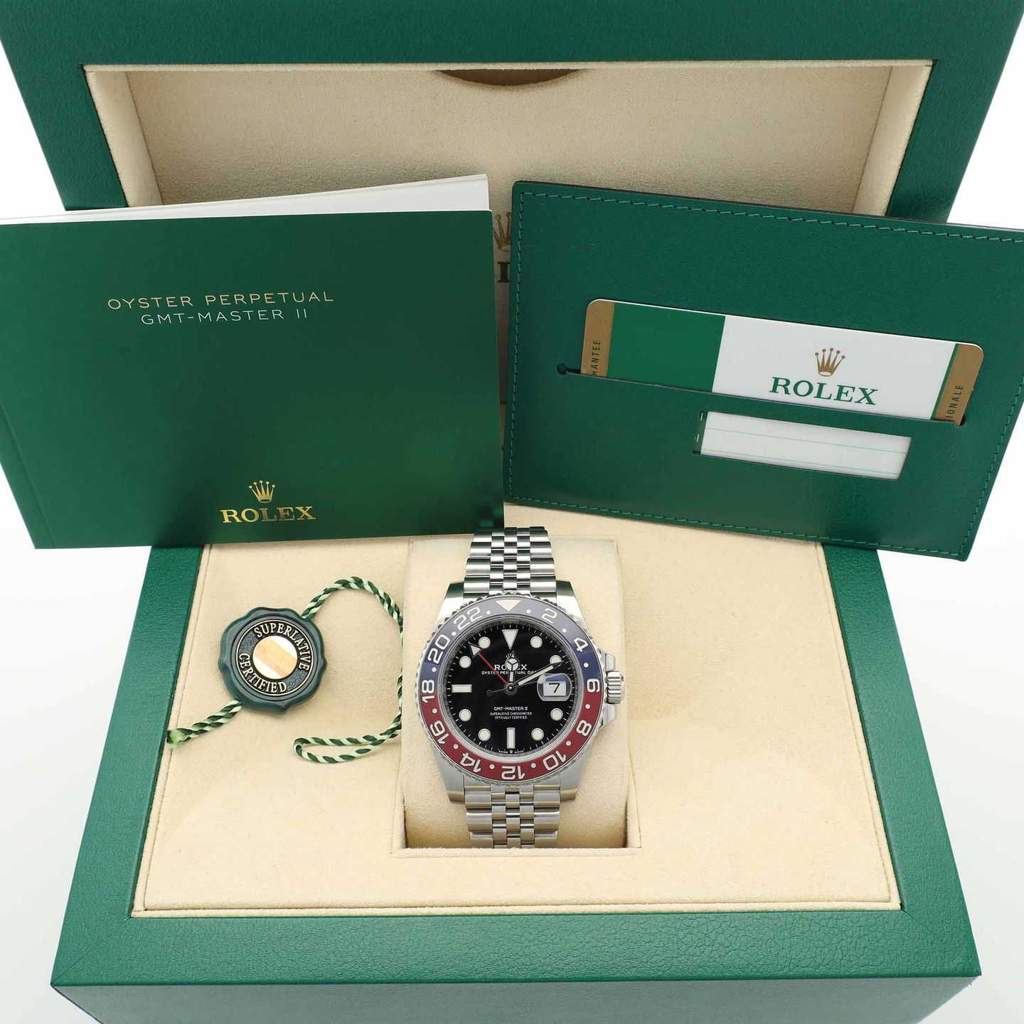 Rolex GMT-Master II 126710BLRO (2018) - Zwart wijzerplaat 40mm Staal (8/8)