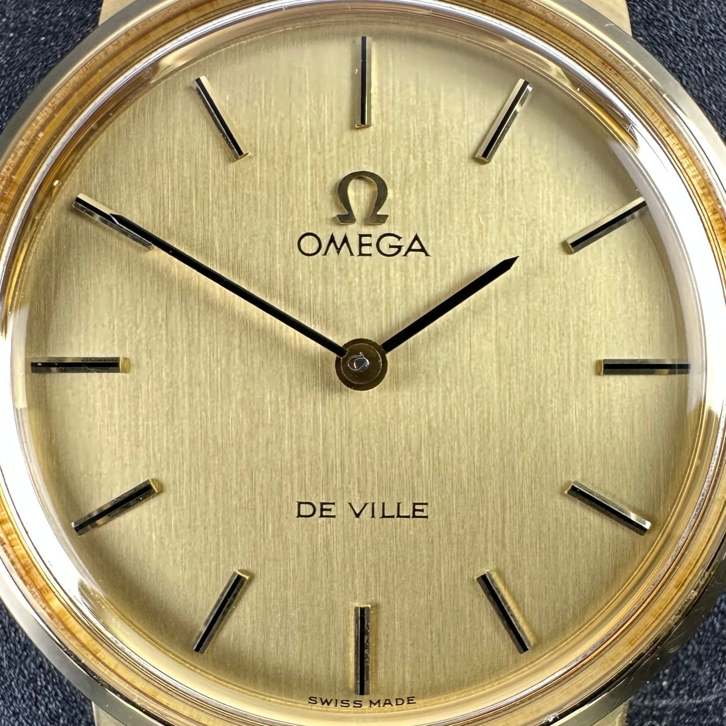 Omega De Ville 115.0001 (1972) - Gold dial 33 mm Gold/Steel case (8/8)