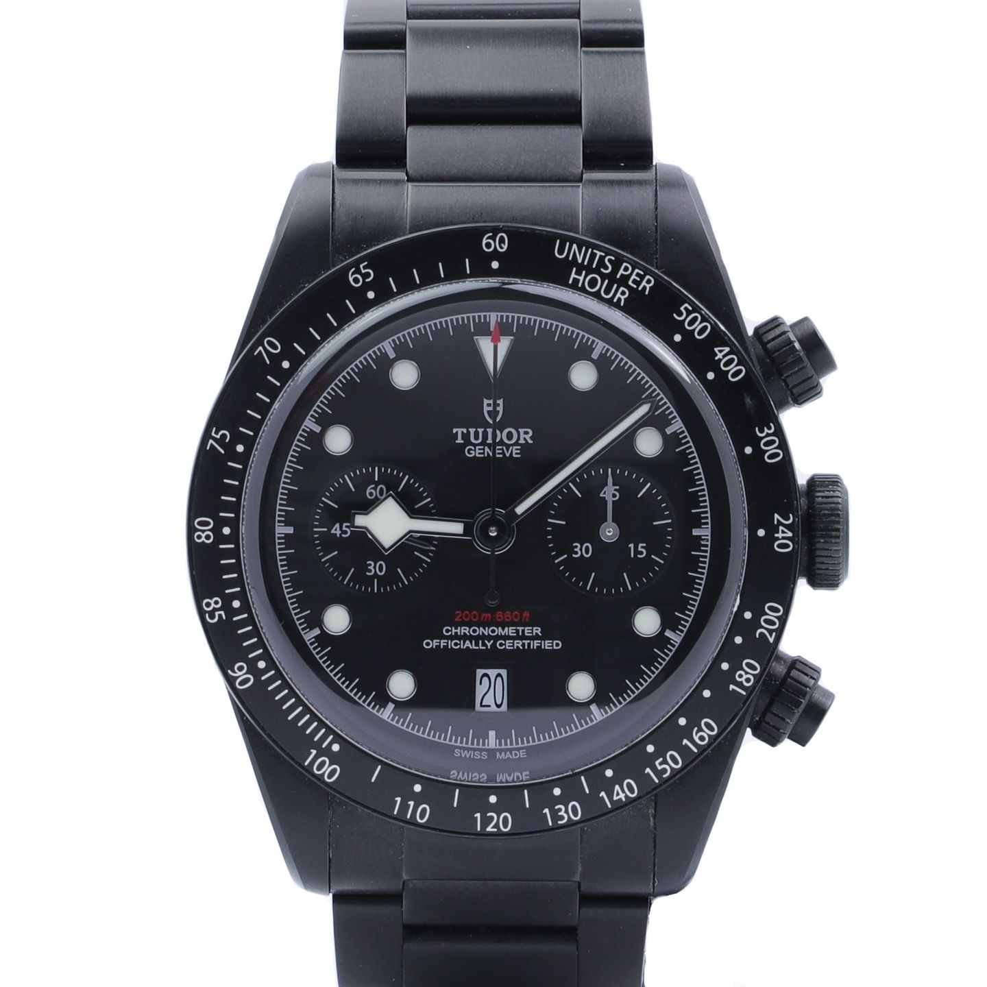 Tudor Black Bay Chrono 79360DK (2019) - Black dial 41 mm Steel case (2/4)